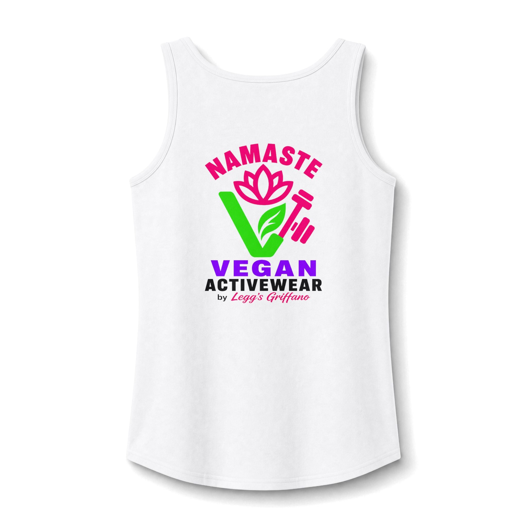 Vegan Activewear Tank Top — Plant Based, Powered, Compassion Driven Printify