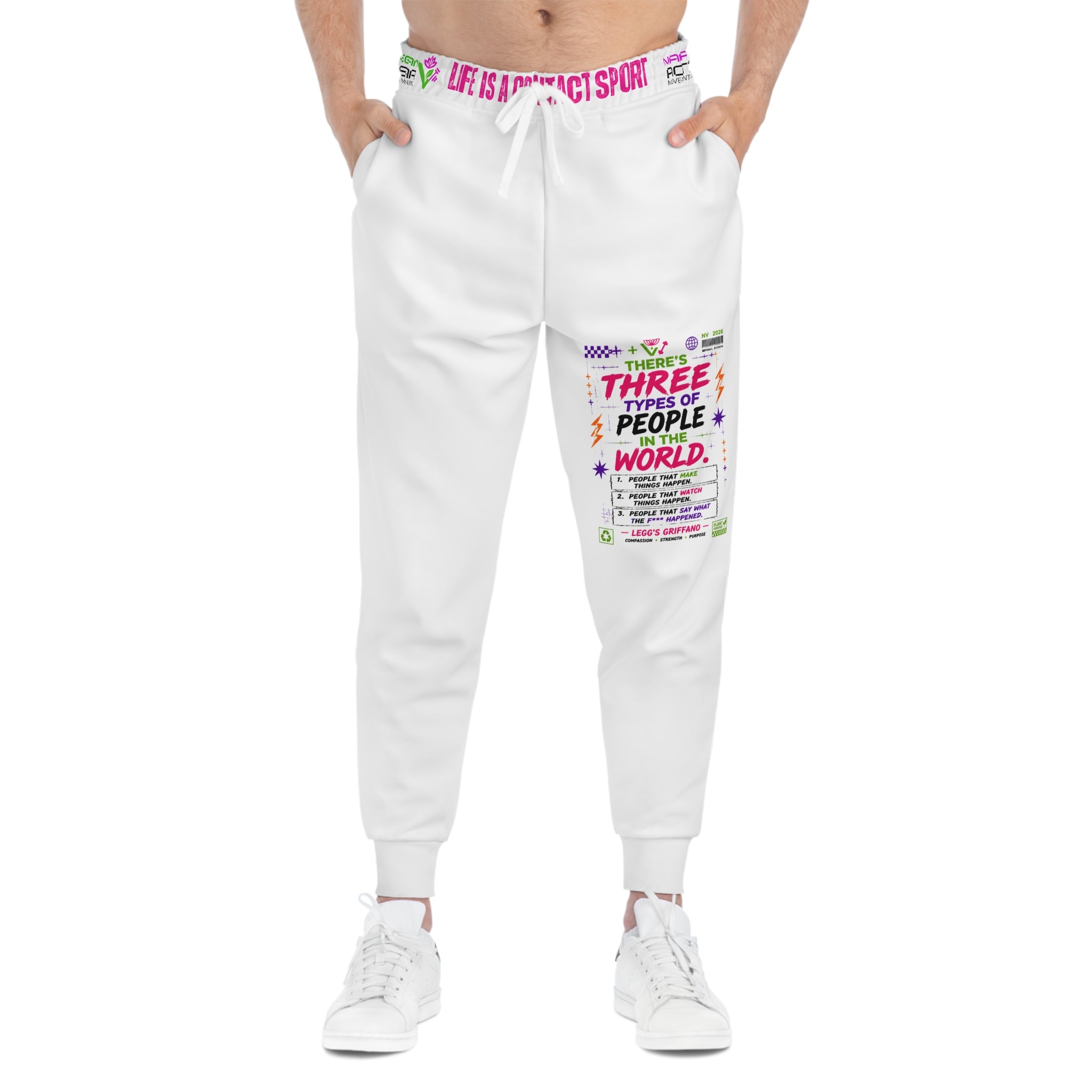 Namaste Vegan Activewear — AOP Athletic Joggers