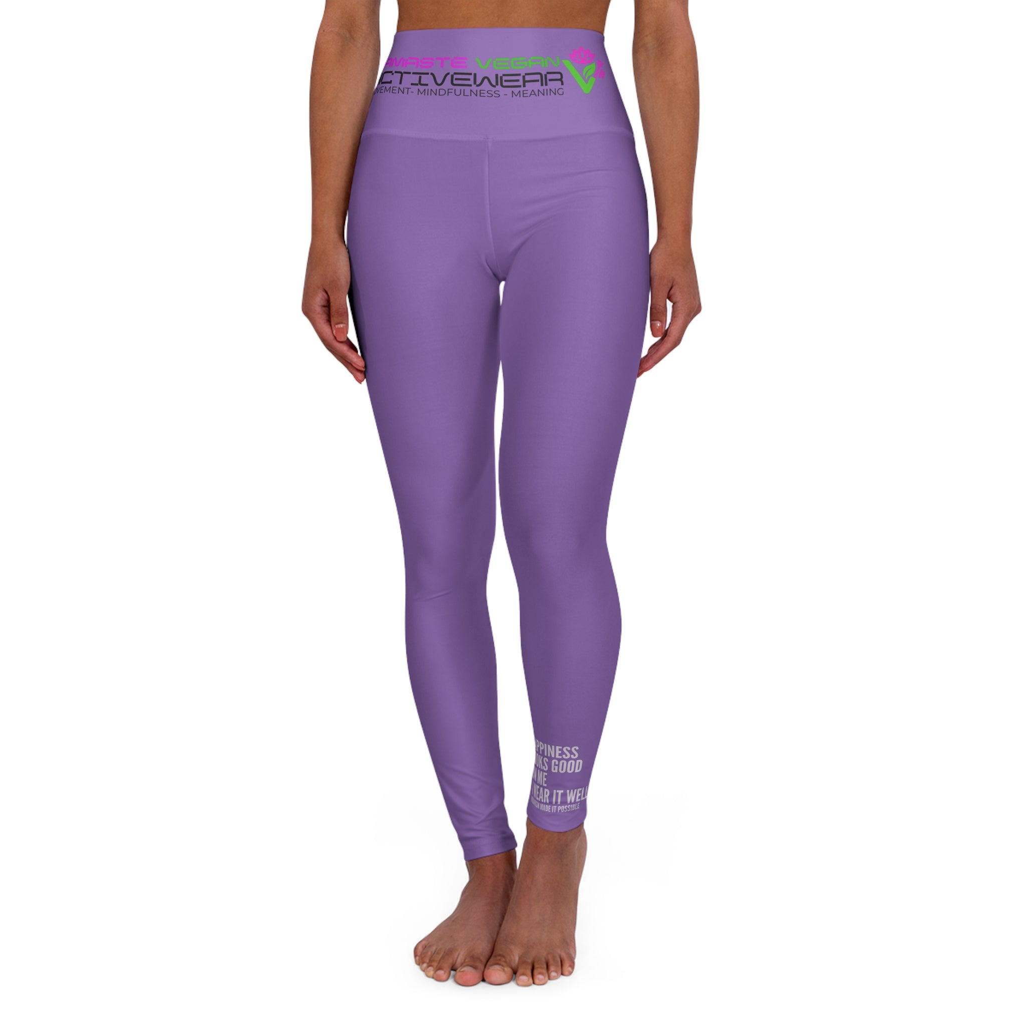 High Waisted Yoga Leggings (AOP) Printify
