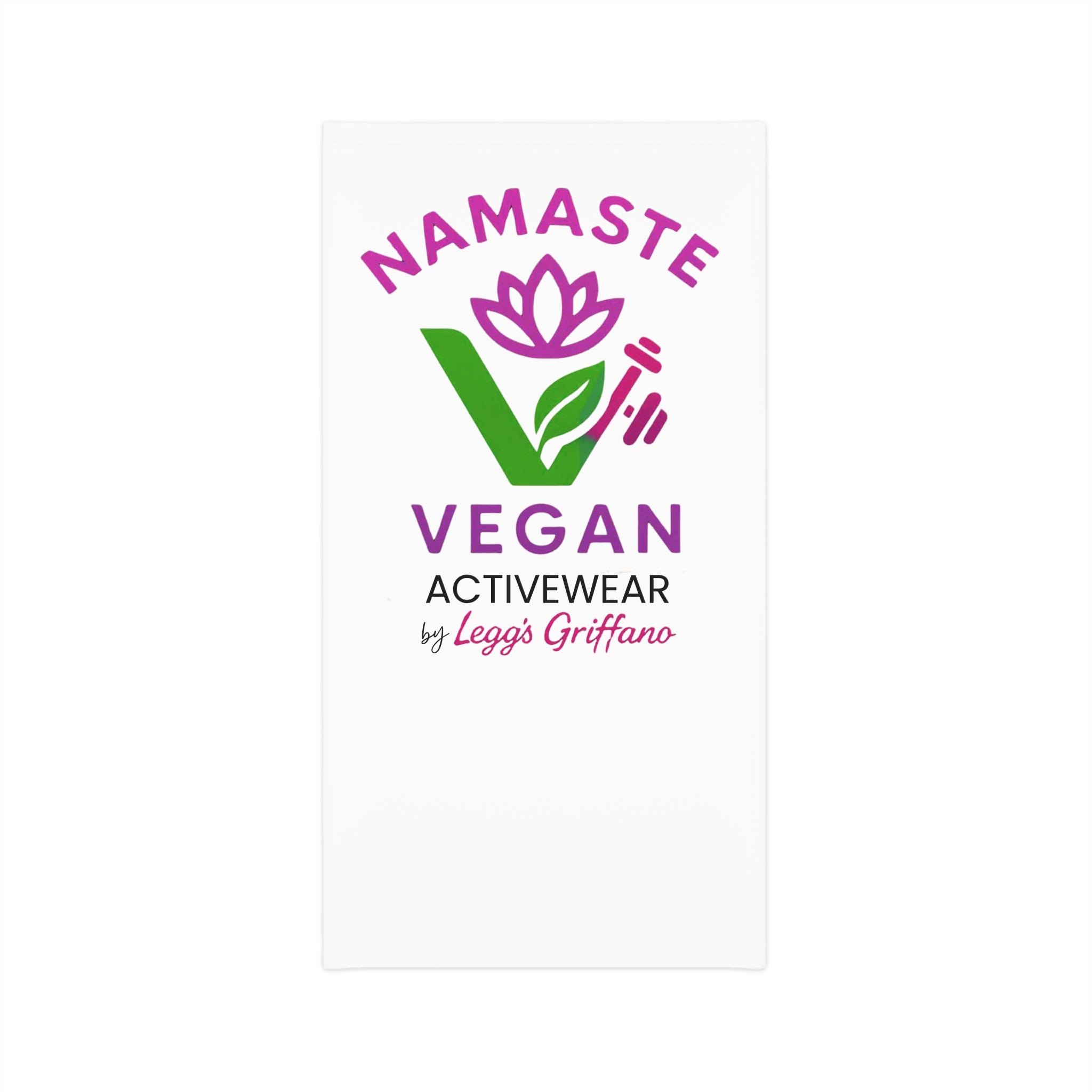 Vegan Namaste Neck Gaiter — 'Strong Enough to Stand Alone' Lightweight Face & Head Scarf Printify