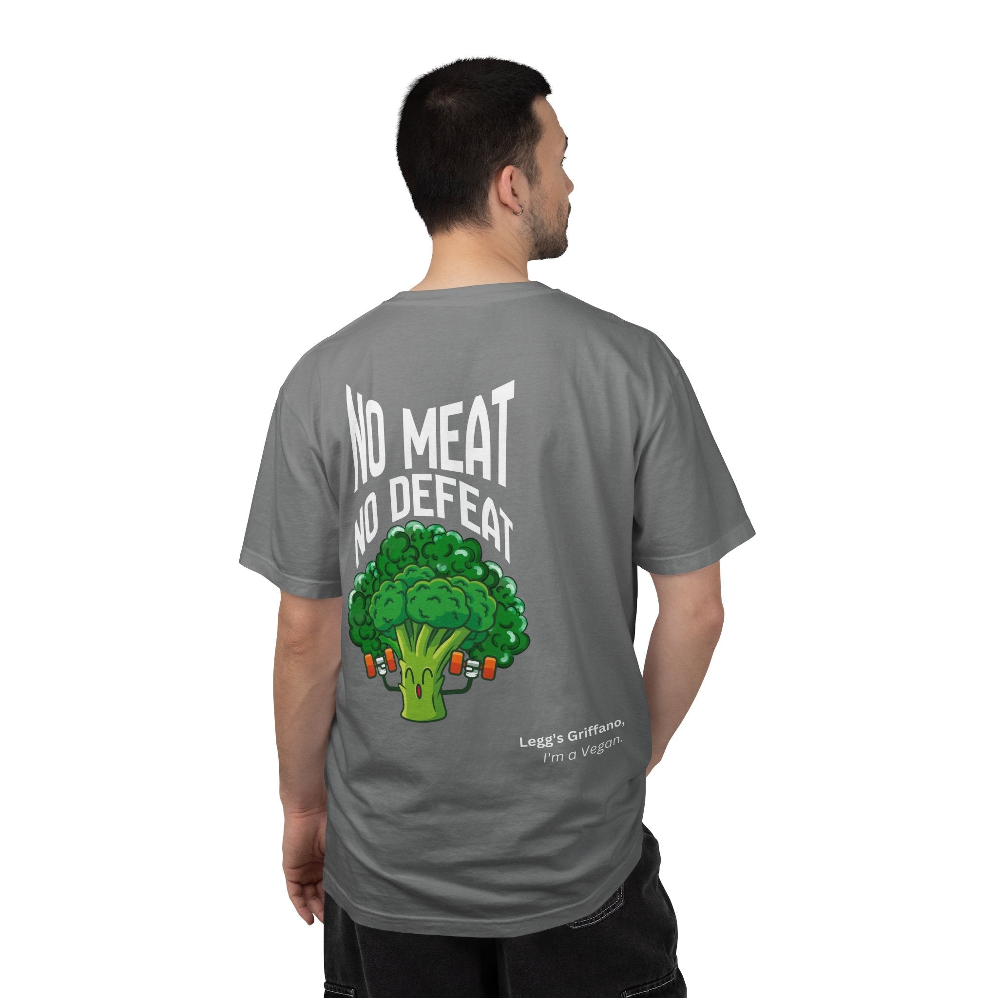 Vegan Garden T-Shirt — 'No Meat' Cute Veggie Graphic Tee Printify