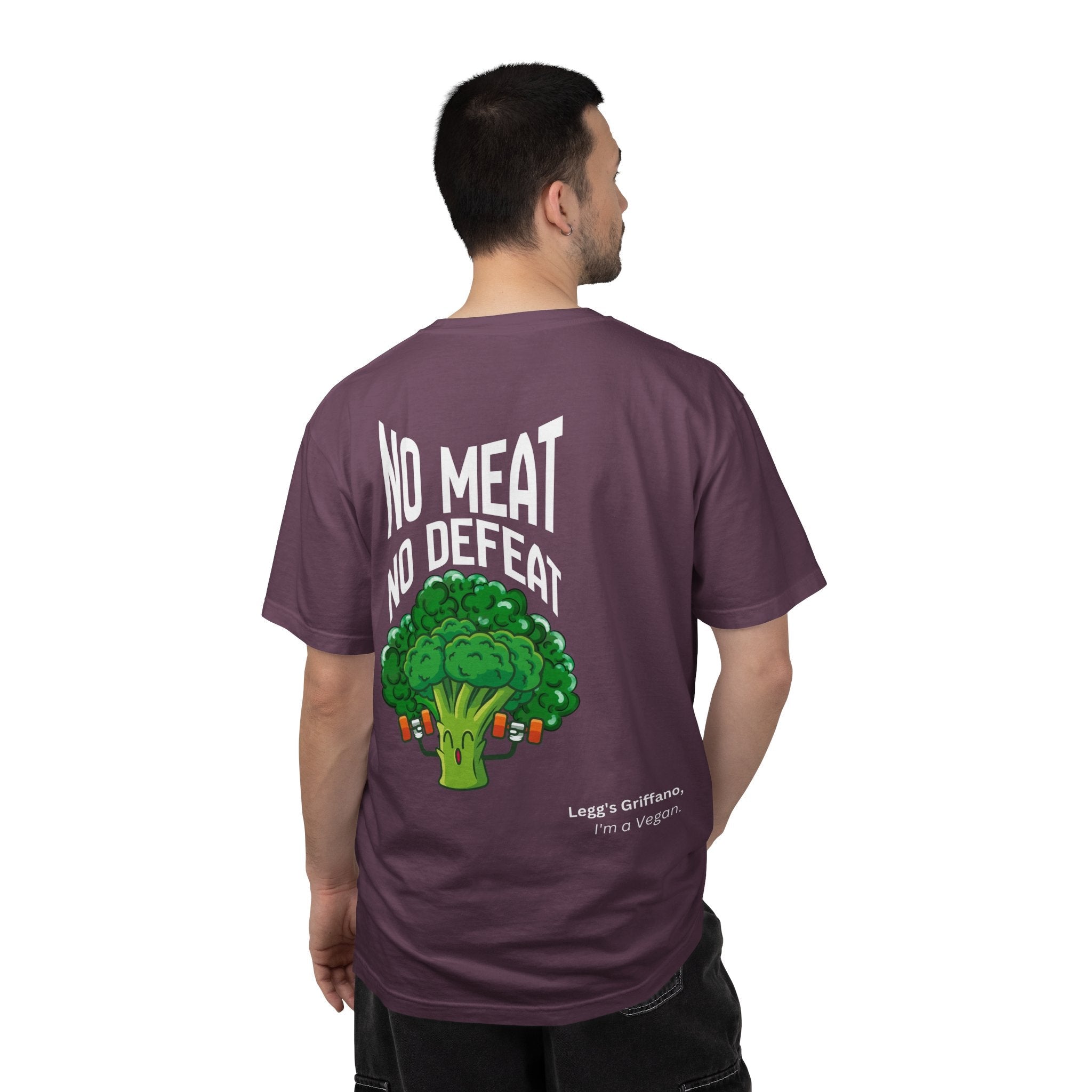 Vegan Garden T-Shirt — 'No Meat' Cute Veggie Graphic Tee Printify