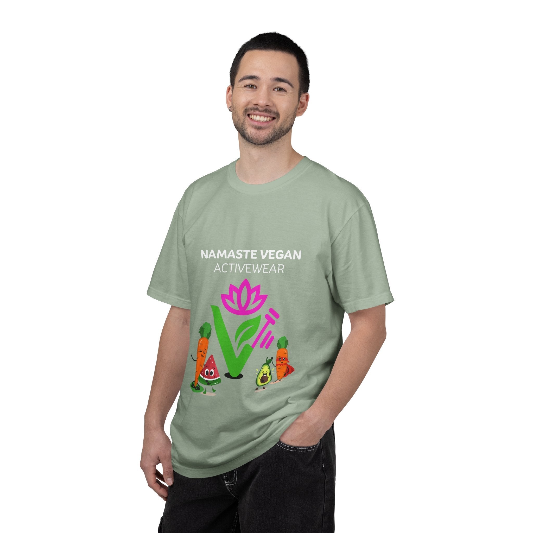 Vegan Garden T-Shirt — 'No Meat' Cute Veggie Graphic Tee Printify