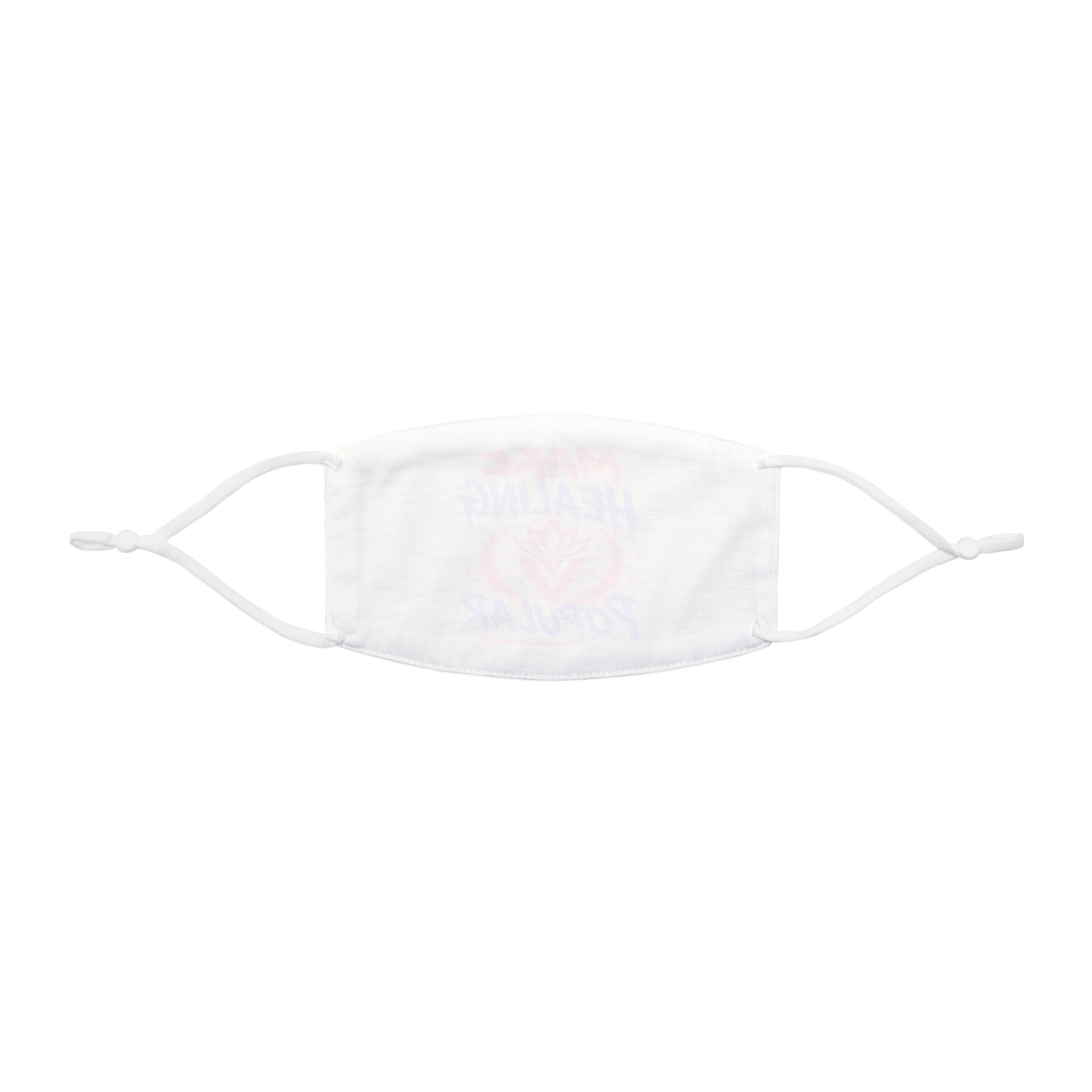 Face Mask — "Make Healing Popular" Adjustable Polyester Mask Printify