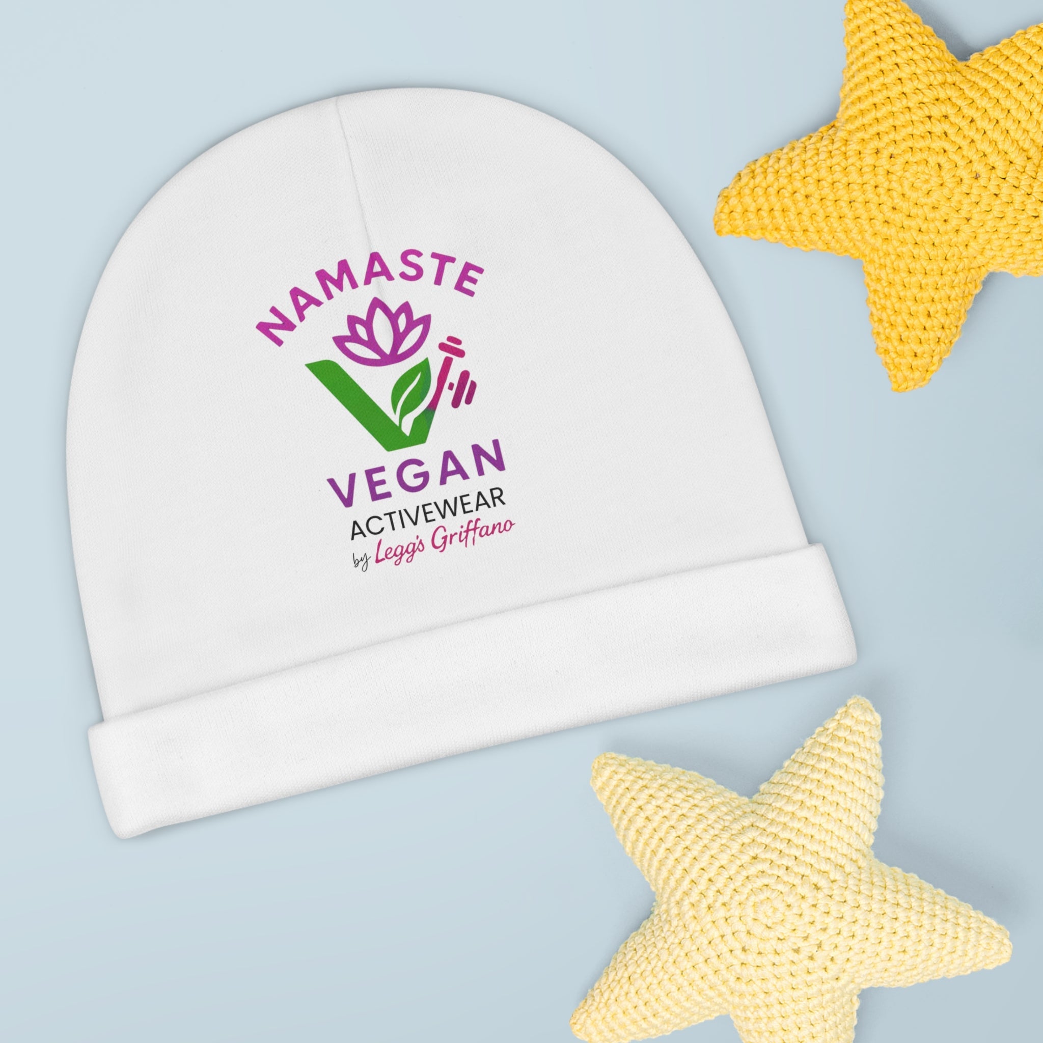 Baby Beanie — "Namaste Vegan Activewear" Infant Knit Hat Printify