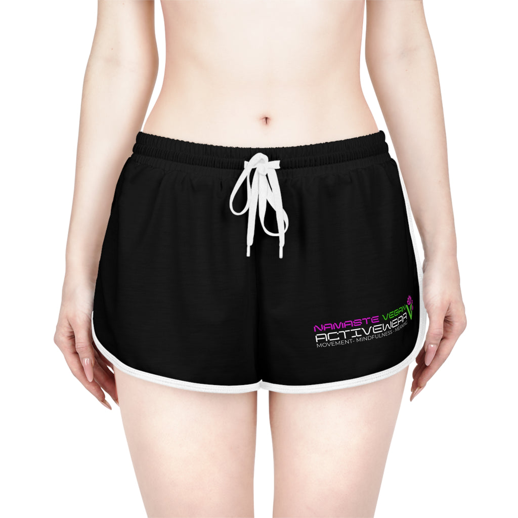 Activewear Women's Relaxed Shorts - Comfortable Green AOP Fitness Shorts