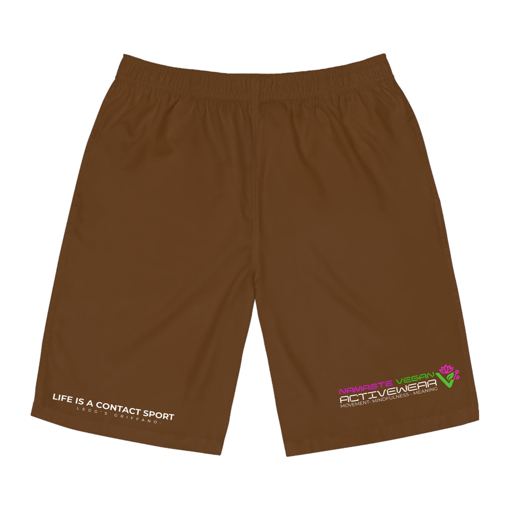 Copy of Copy of Namaste Vegan™ Men’s Board Shorts — 100% Vegan Quick-Dry Activewear