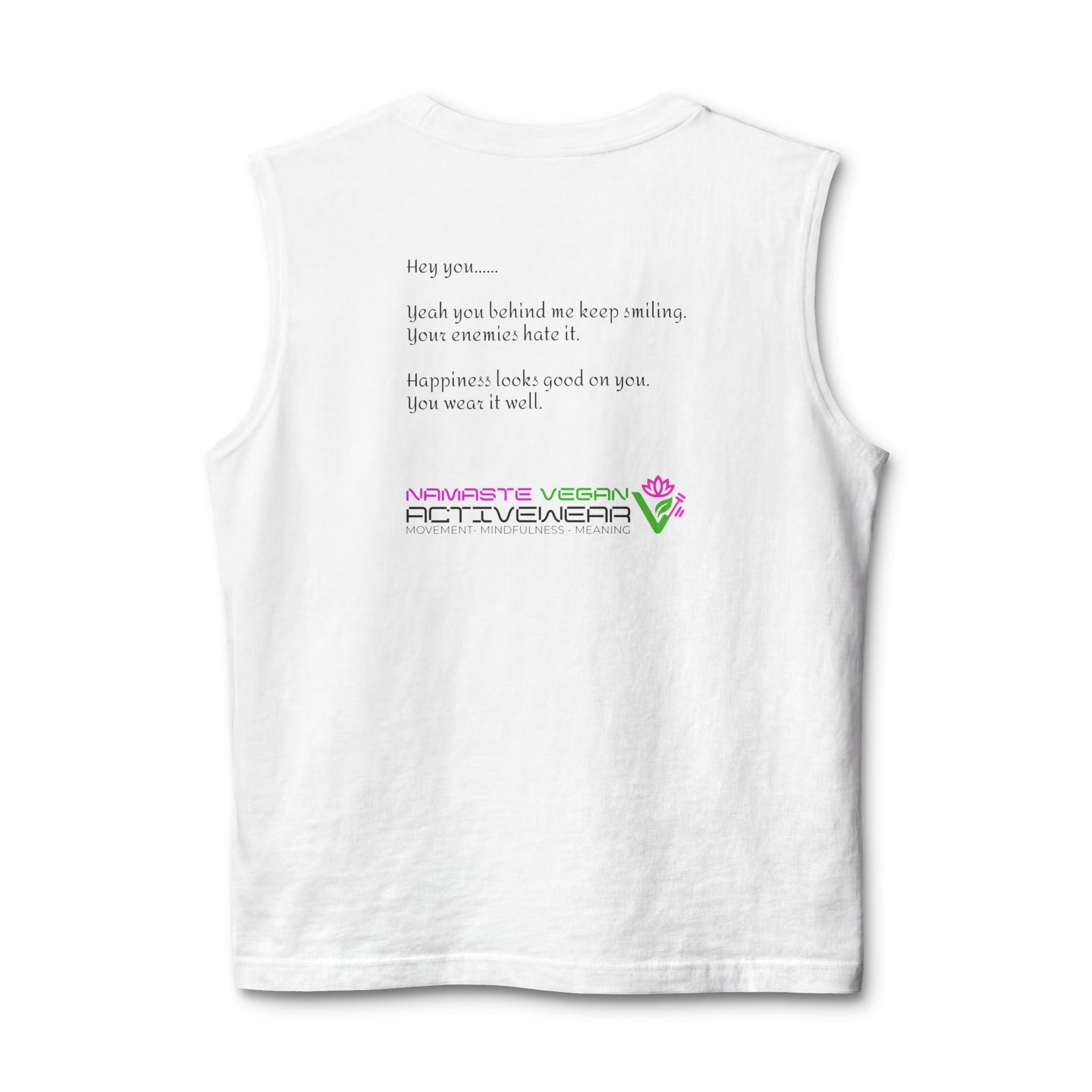 Namaste Vegan Activewear — "Life Is a Contact Sport" Muscle Tank Printify