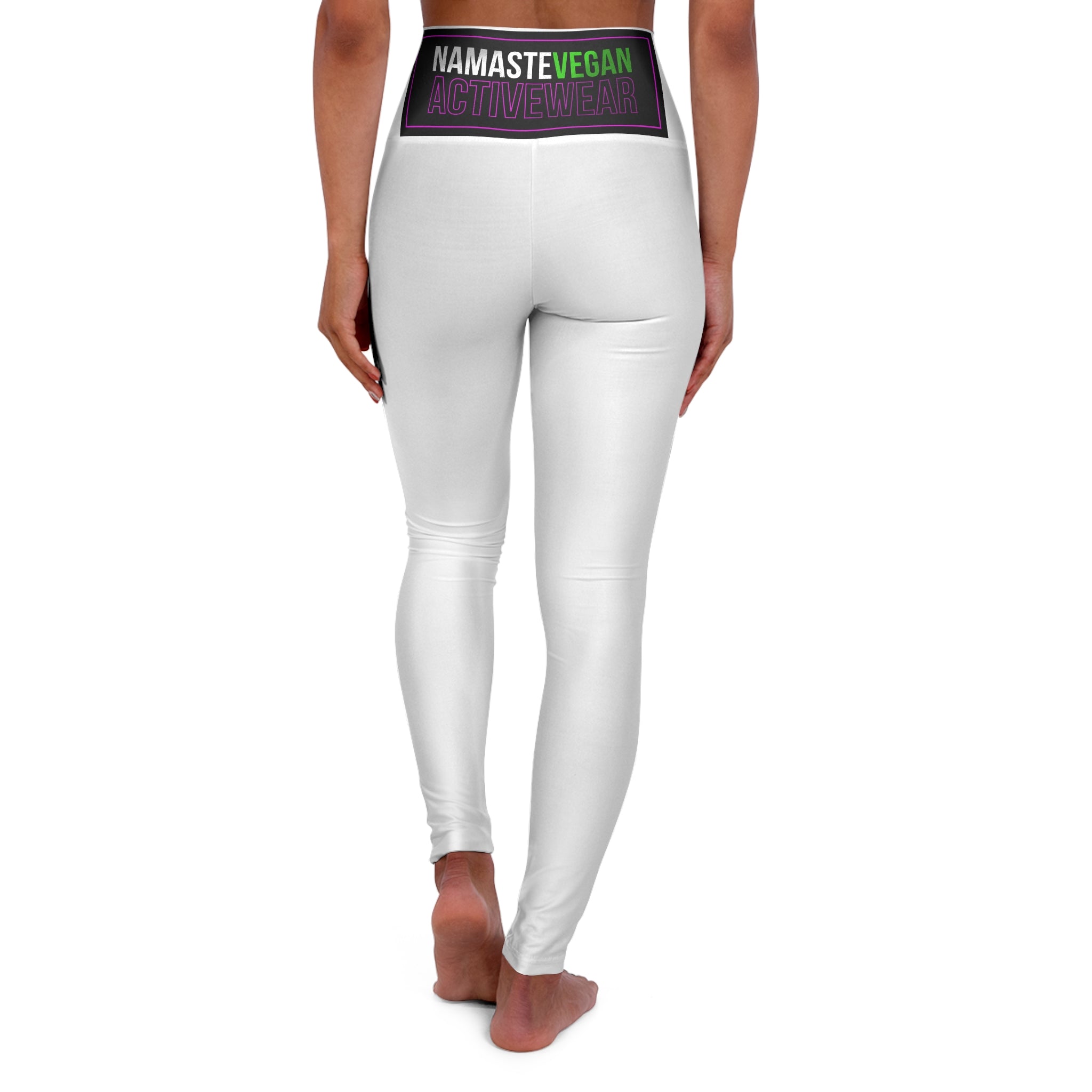 High Waisted Yoga Leggings (AOP) Printify