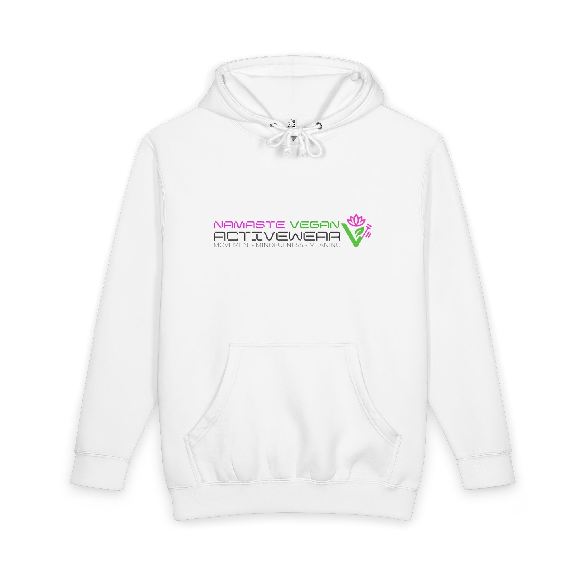 Namaste Vegan Activewear — "Be the Badass" Neon Streetwear Hoodie Printify