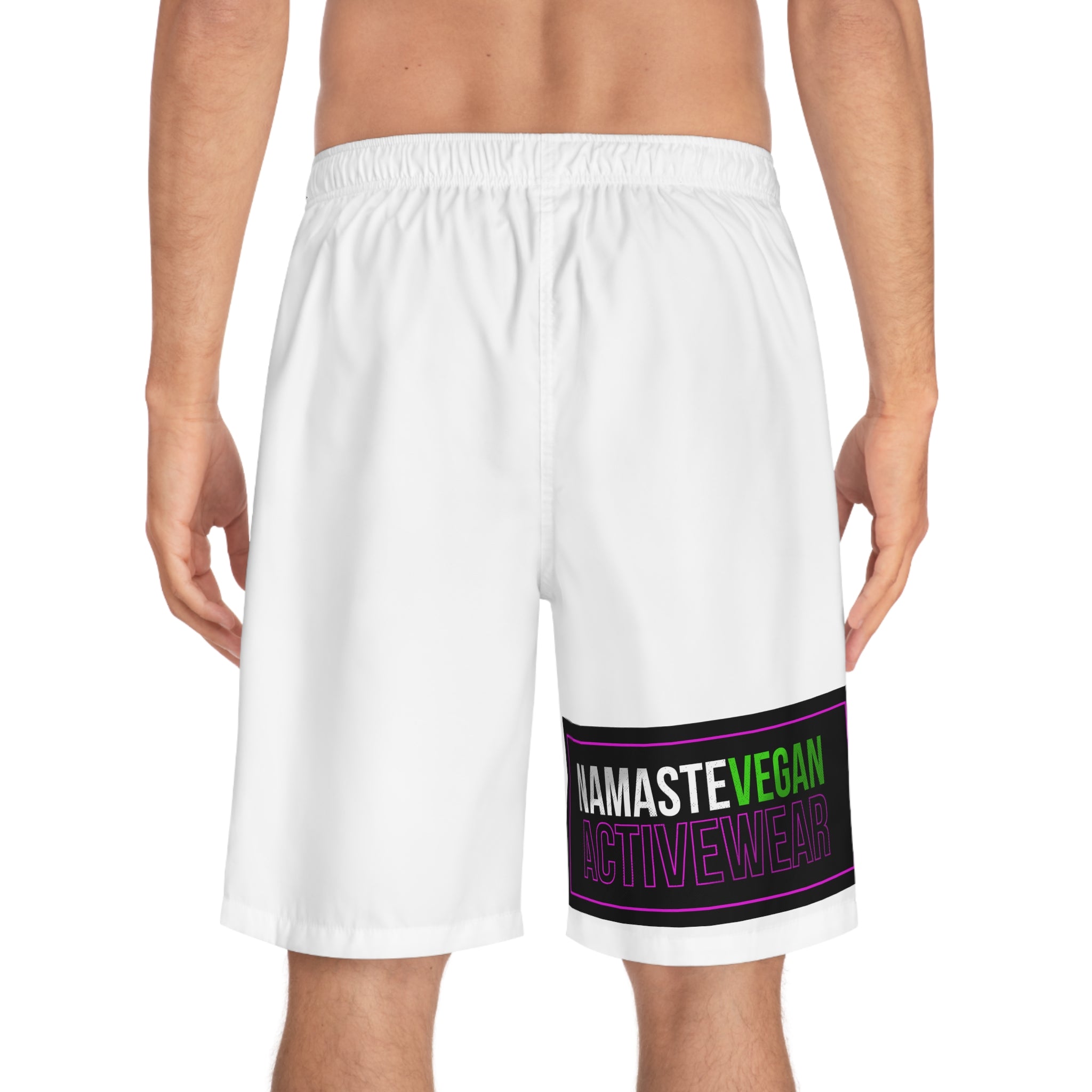 Namaste Vegan™ Men’s Board Shorts — 100% Vegan Quick-Dry Activewear
