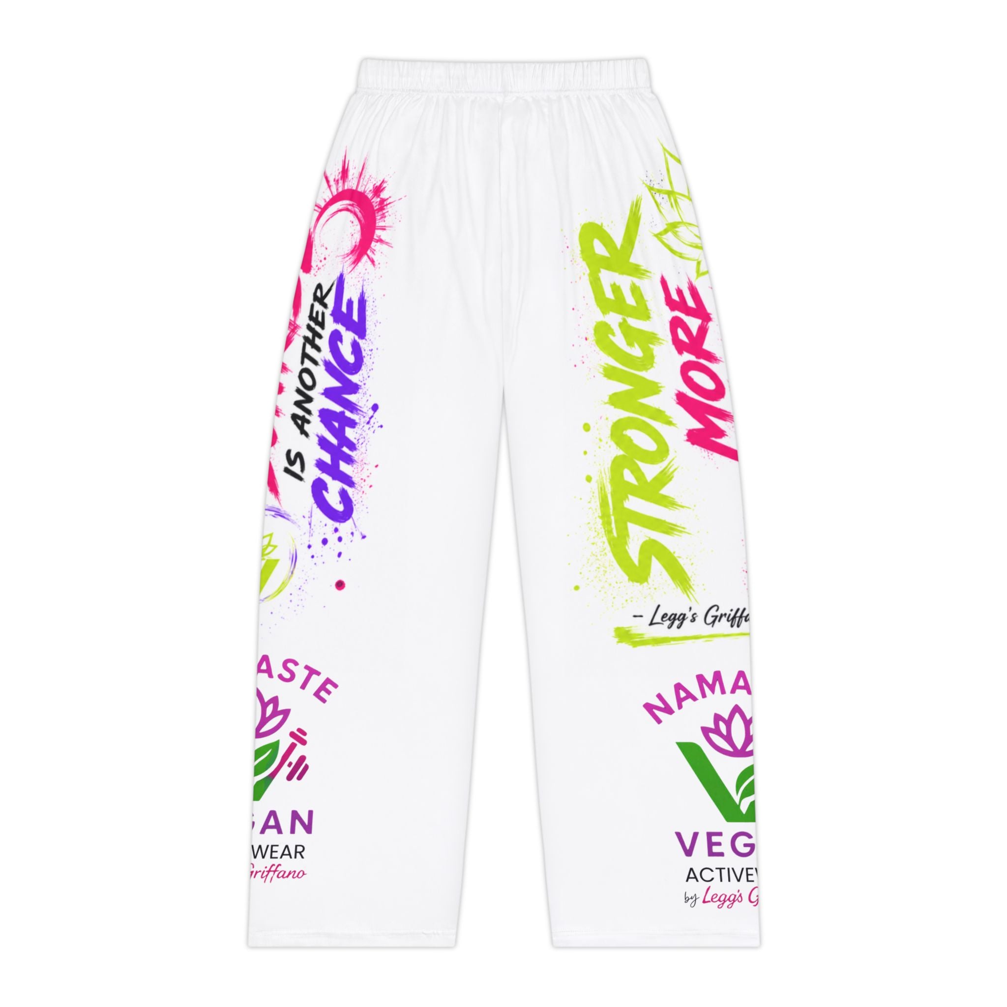 Empowering Graphic Pajama Pants — 'Beautiful Every Day / Stronger' Women's Lounge Pants