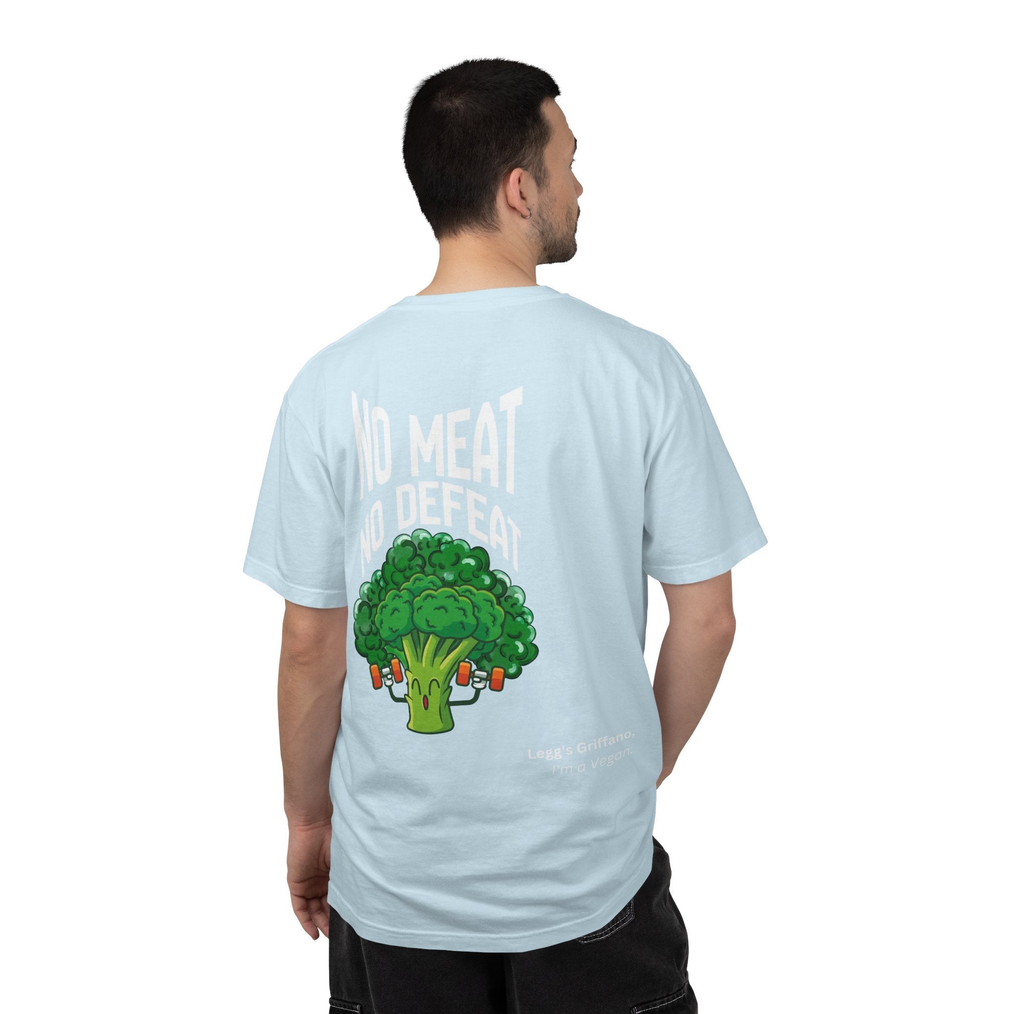 Vegan Garden T-Shirt — 'No Meat' Cute Veggie Graphic Tee Printify