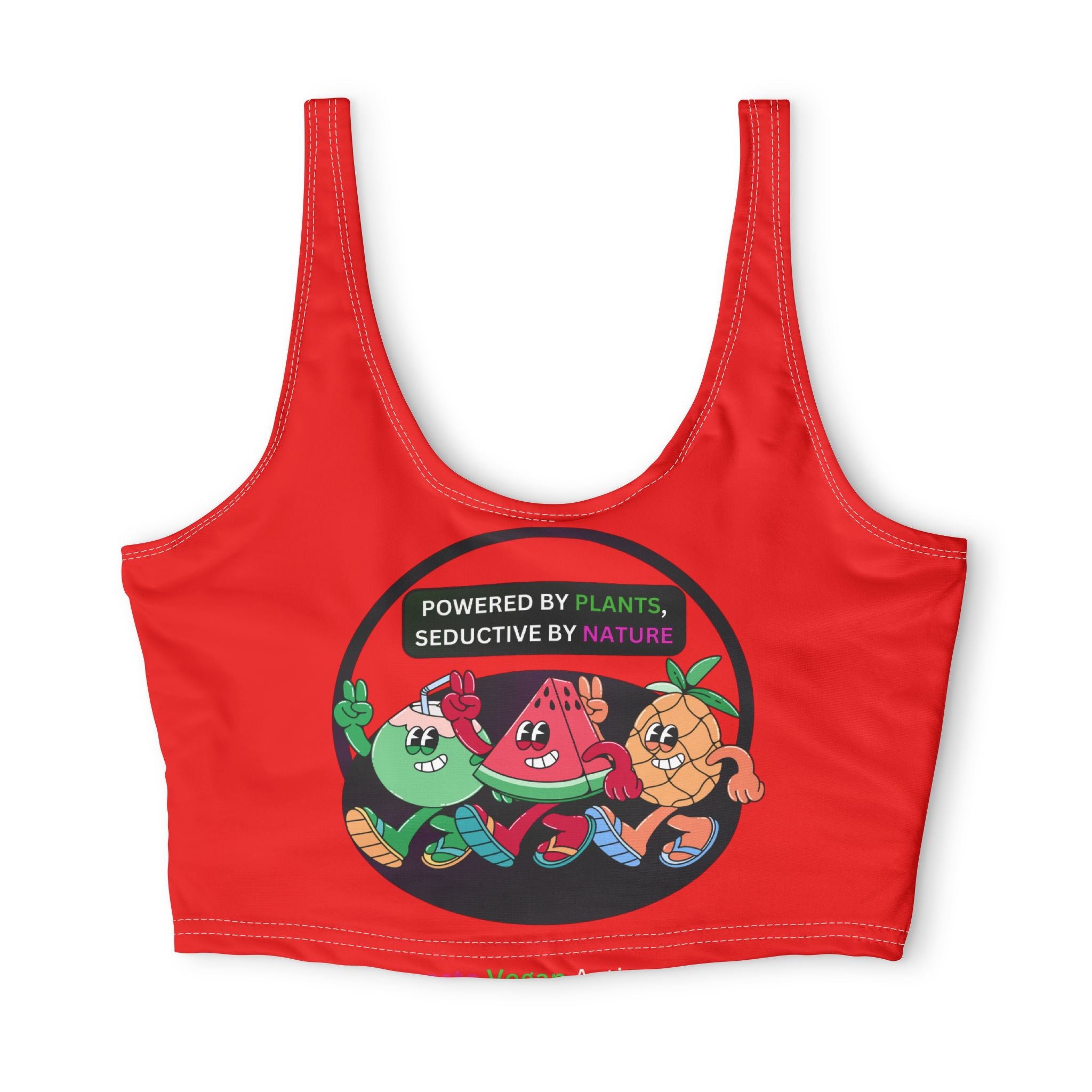 Polyester Sports Bra (AOP) Printify