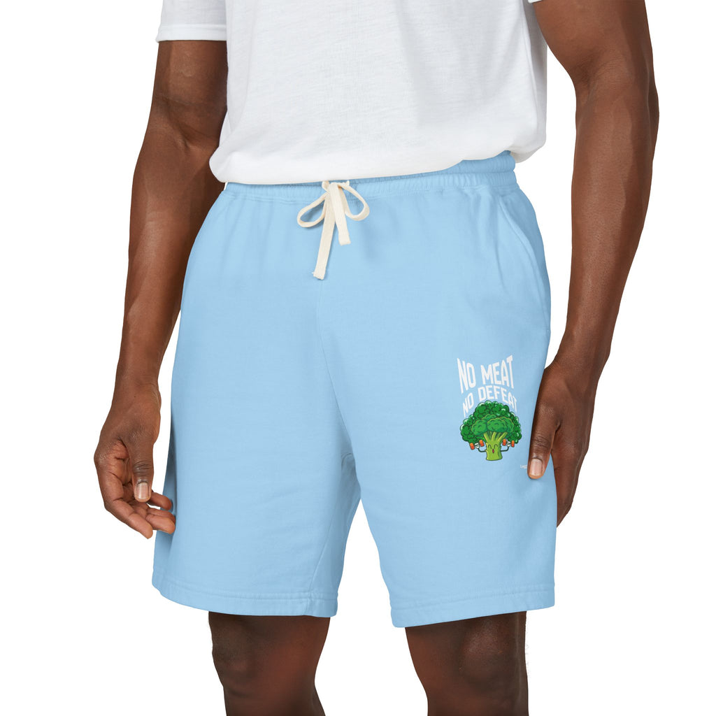 No Meat, No Problem Sweat Shorts — Vegan Tree Graphic Fleece Shorts