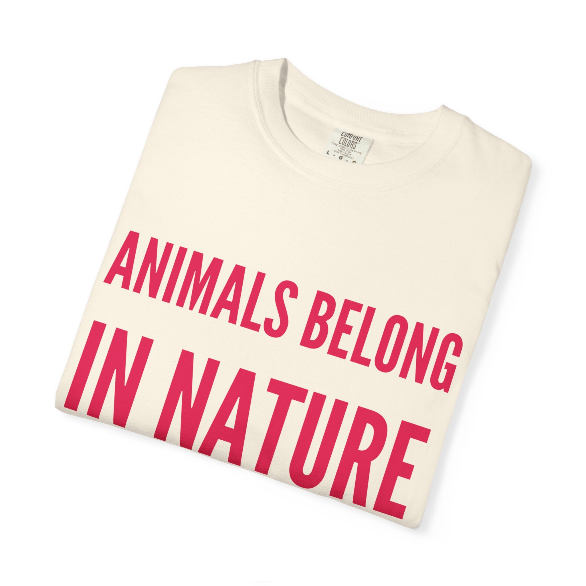 Animals Belong in Nature — Men's Vegan Tee Printify
