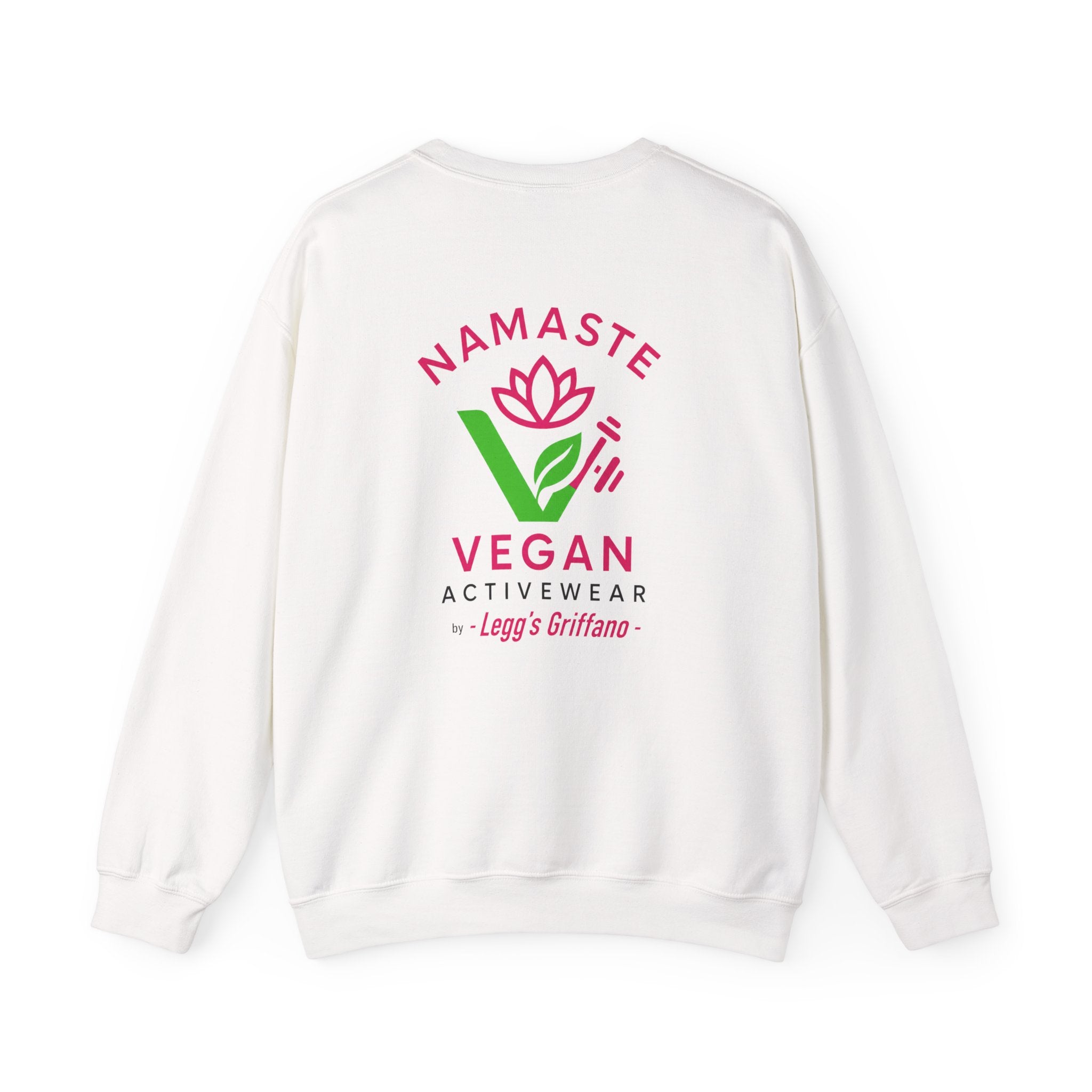 Vegan Namaste Sweatshirt — "There’s Three Types of People" Crewneck Printify