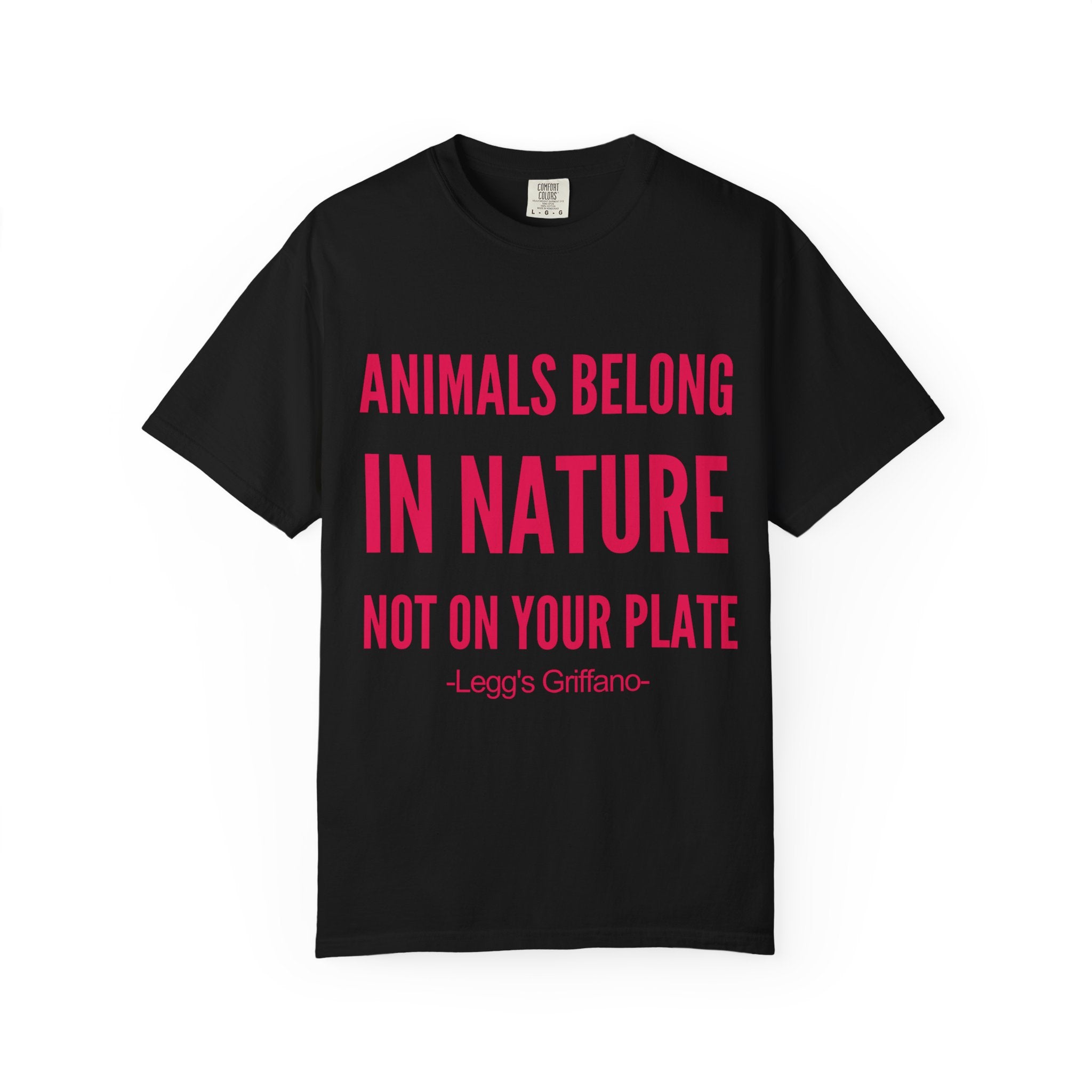 Animals Belong in Nature — Men's Vegan Tee Printify