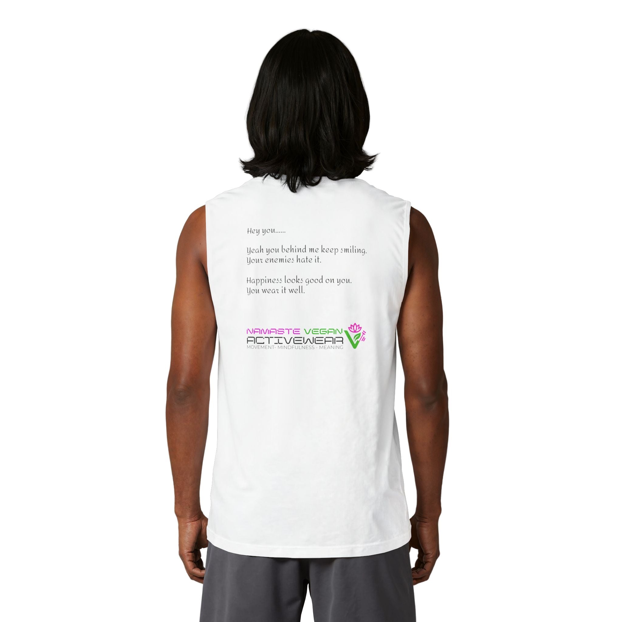 Namaste Vegan Activewear — "Life Is a Contact Sport" Muscle Tank Printify