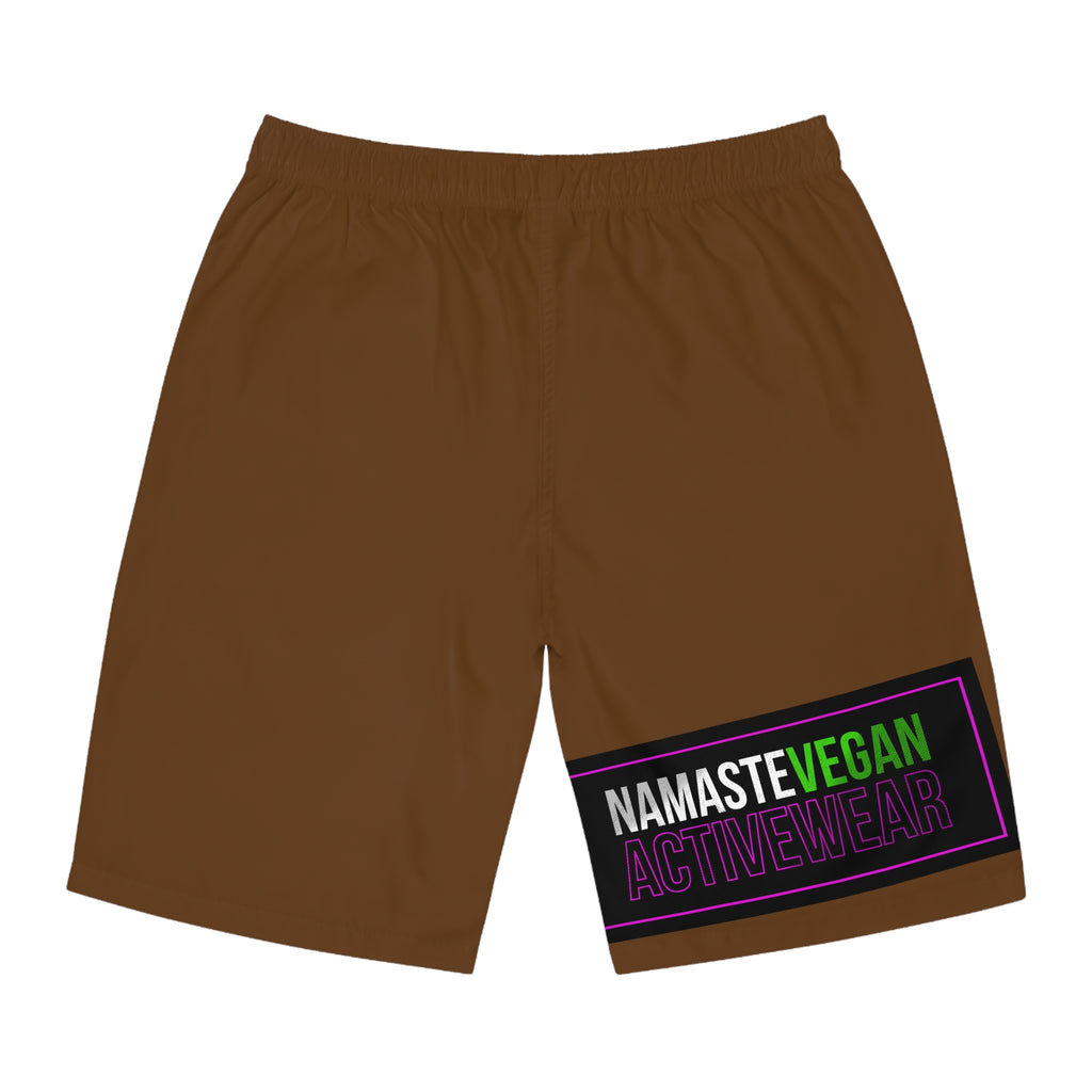 Copy of Copy of Namaste Vegan™ Men’s Board Shorts — 100% Vegan Quick-Dry Activewear