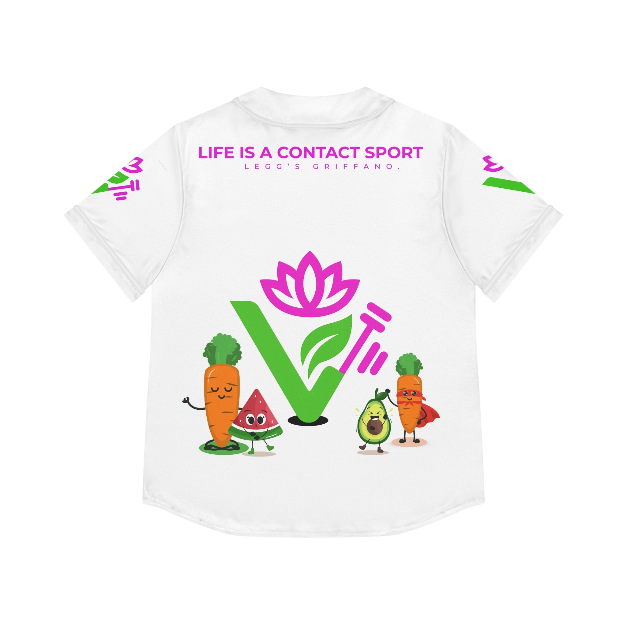 Women's Baseball Jersey (AOP) Printify