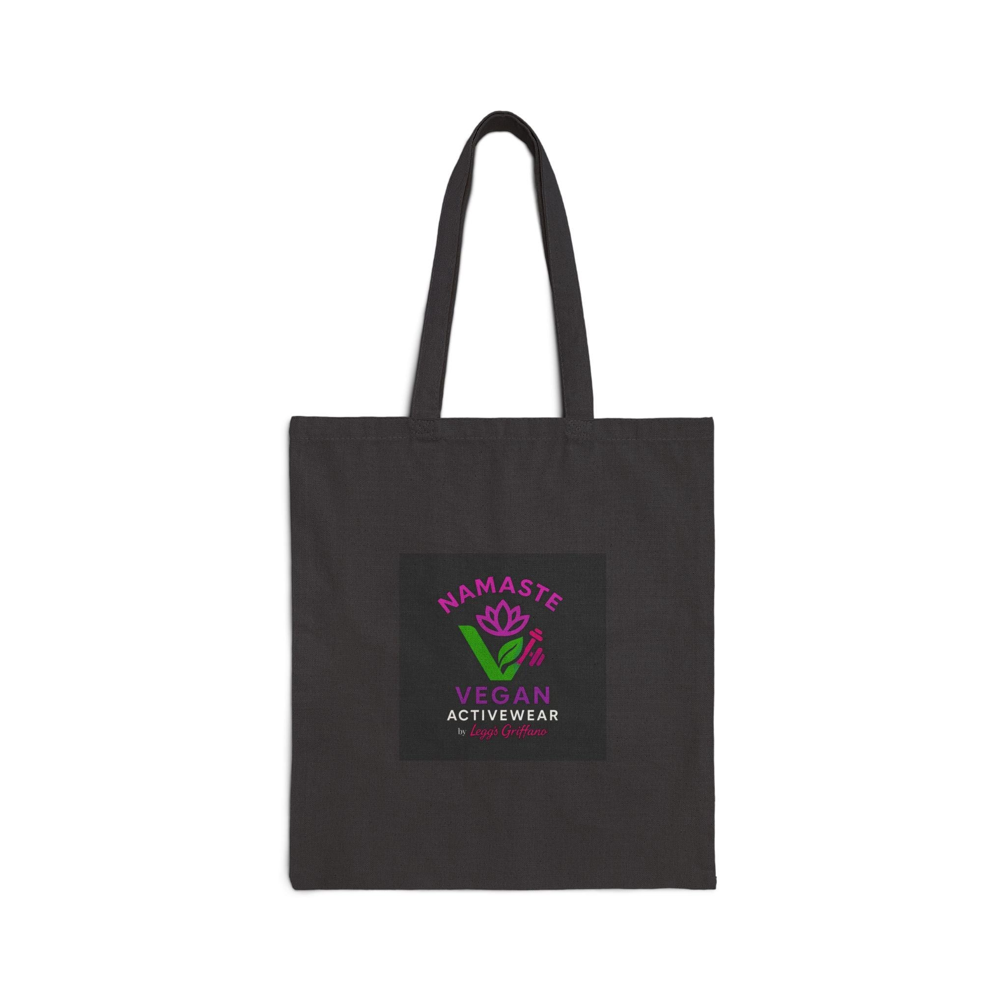 Namaste Vegan Activewear Canvas Tote Bag Printify