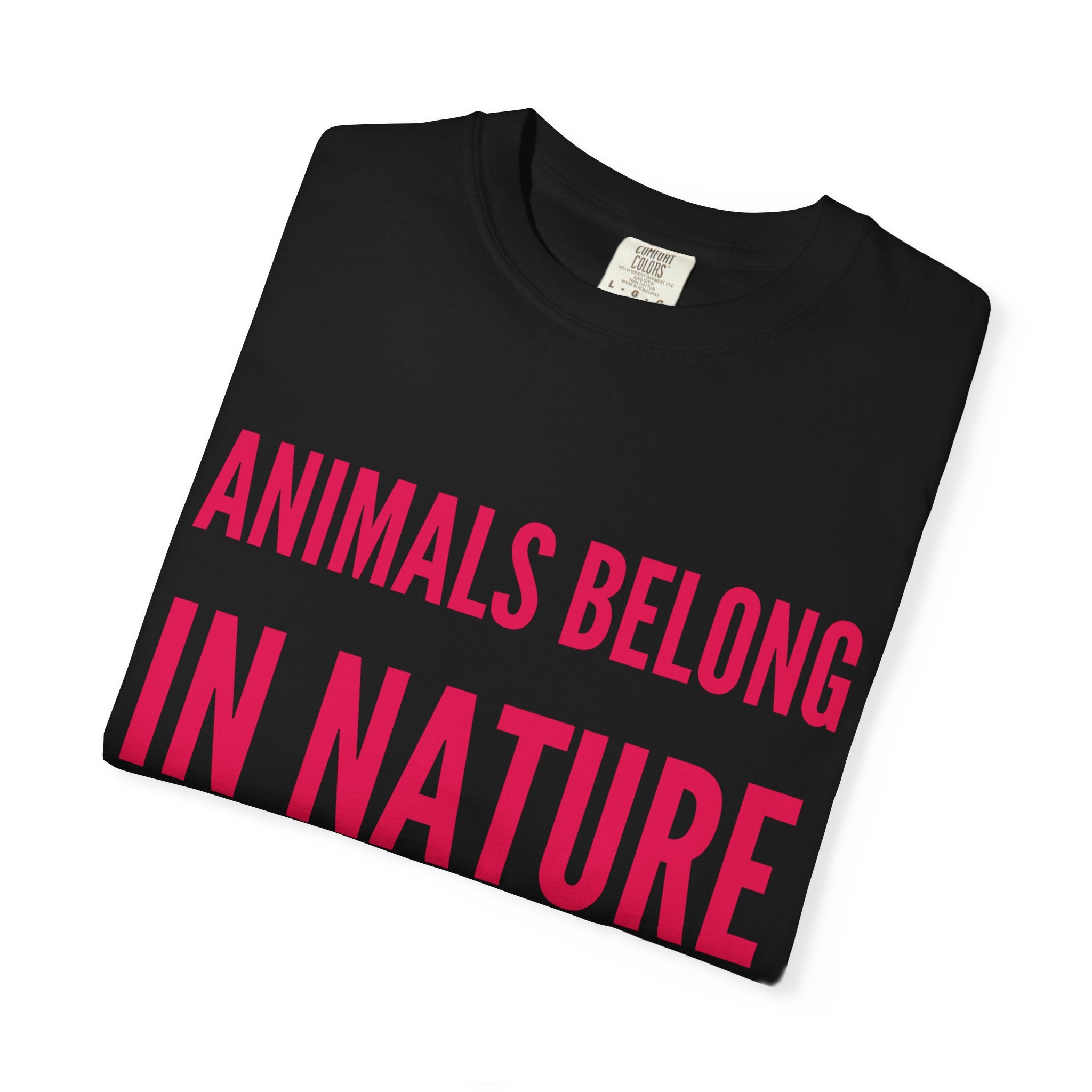 Animals Belong in Nature — Men's Vegan Tee Printify