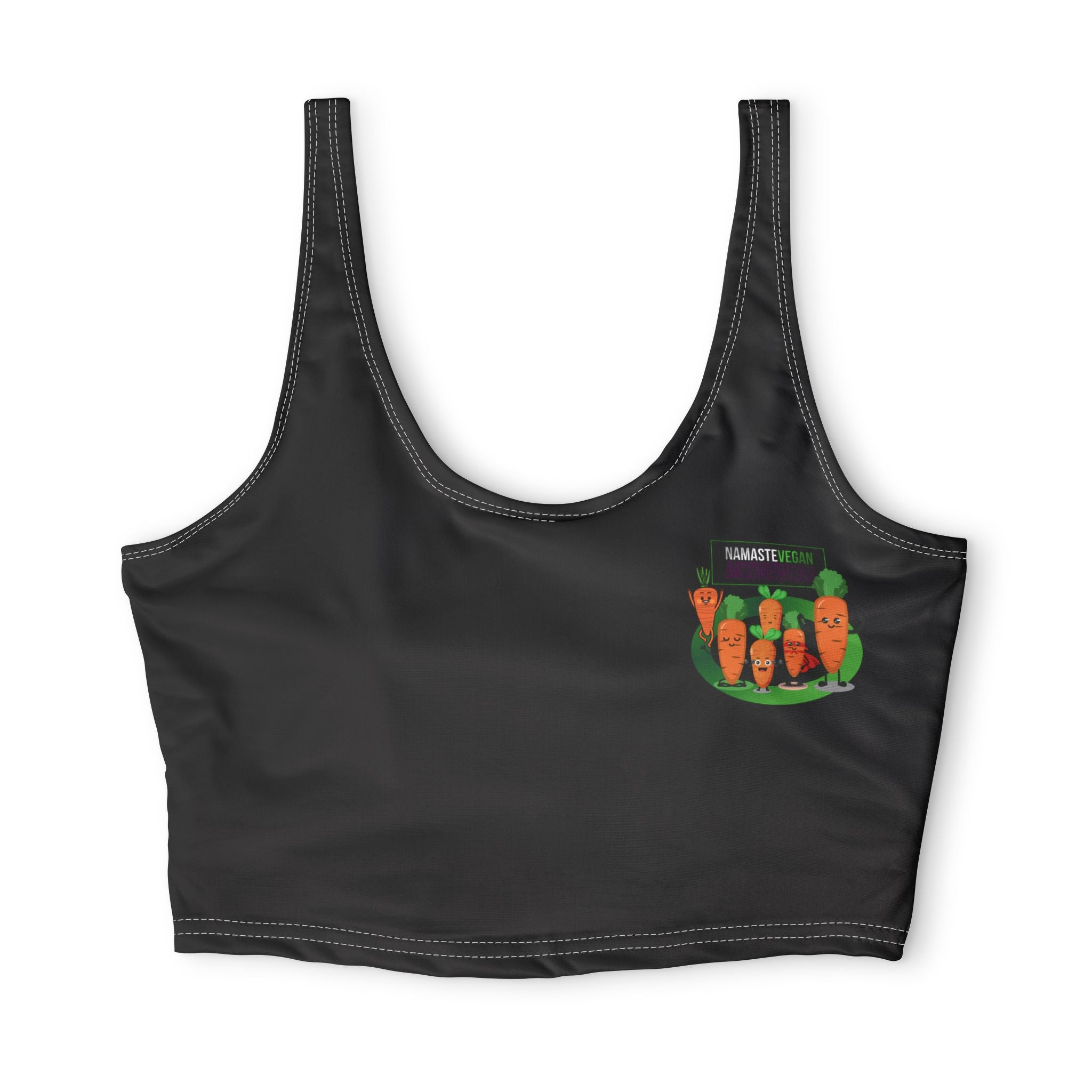 Polyester Sports Bra (AOP) Printify