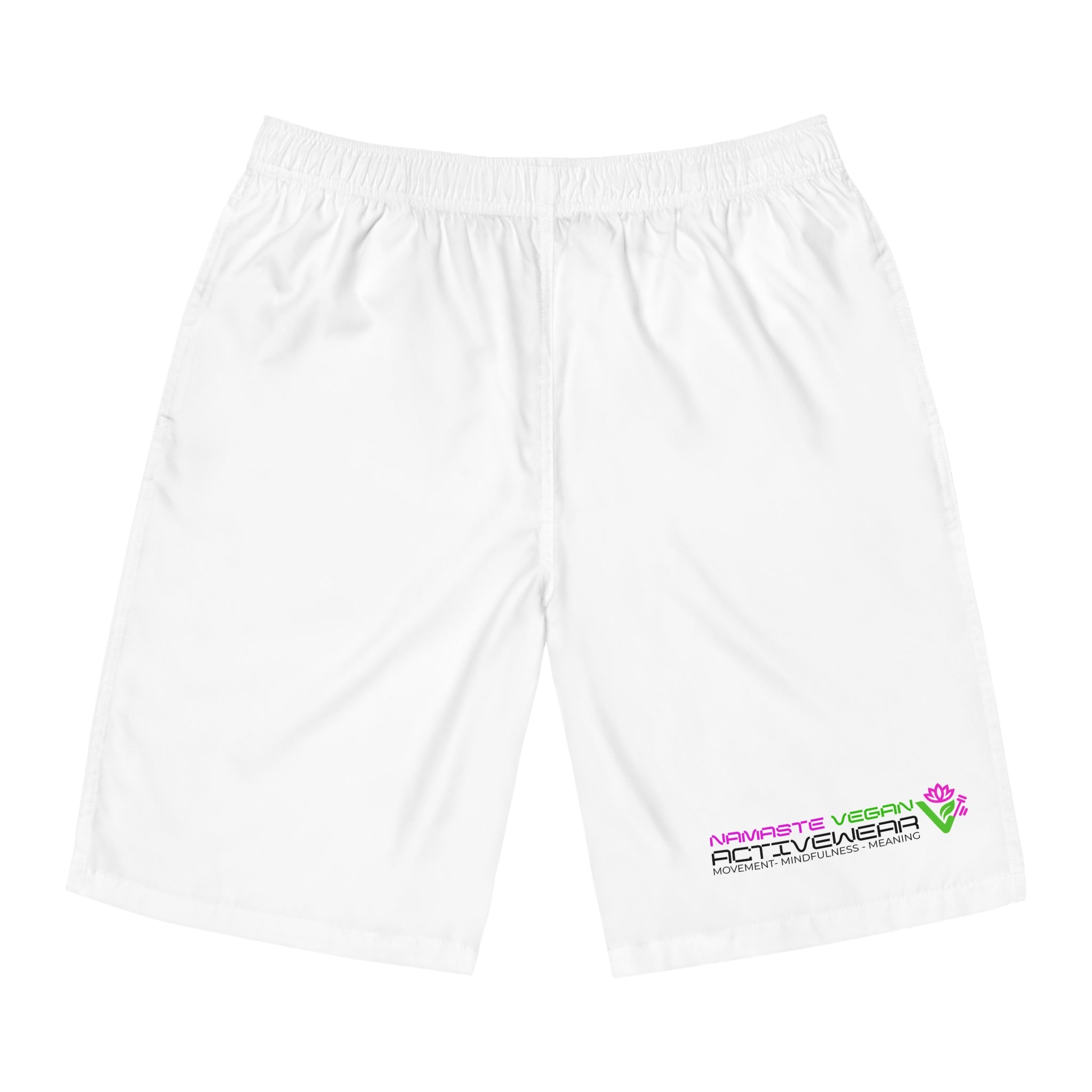 Namaste Vegan™ Men’s Board Shorts — 100% Vegan Quick-Dry Activewear