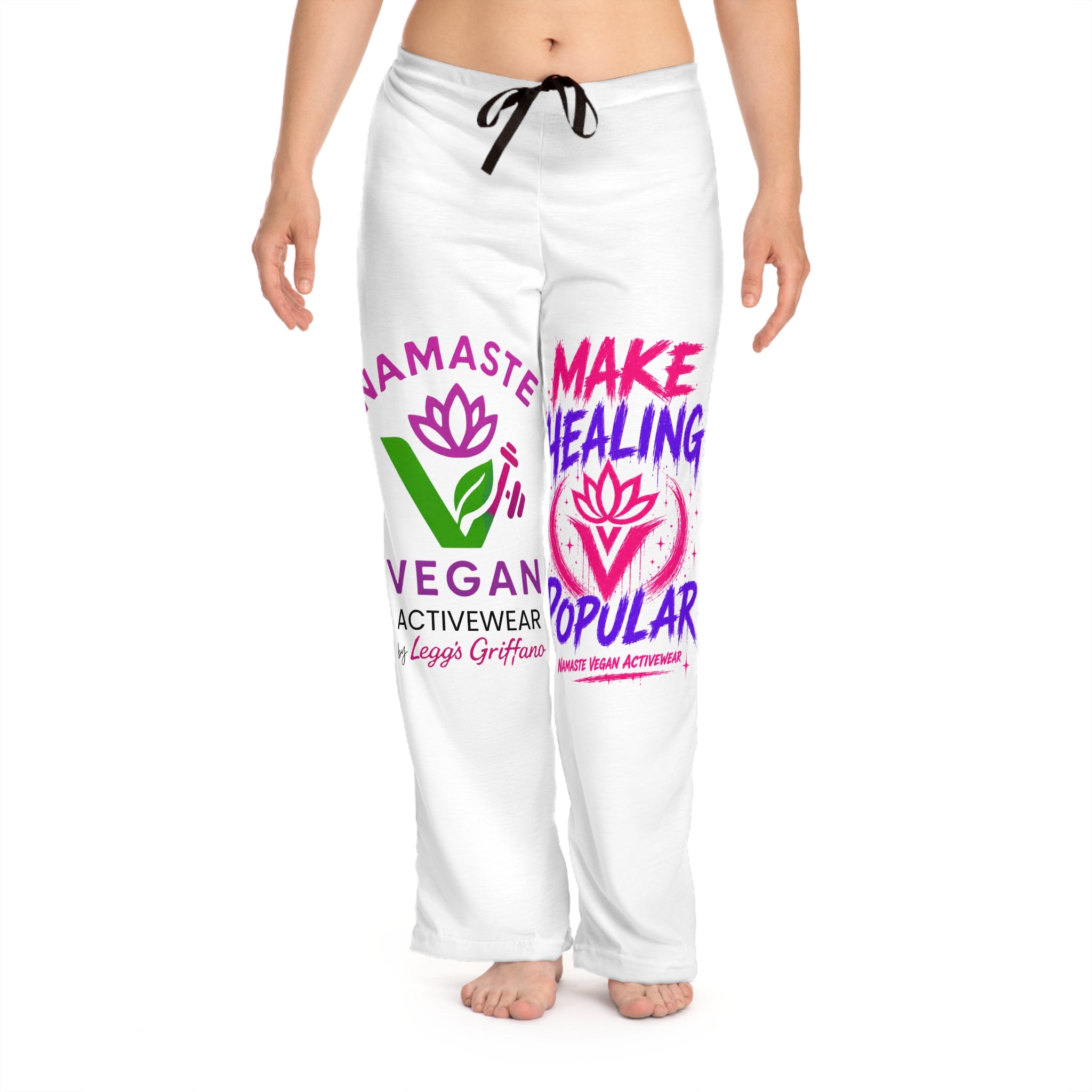 Vegan Namaste Pajama Pants — Plant Powered Lounge Sleepwear