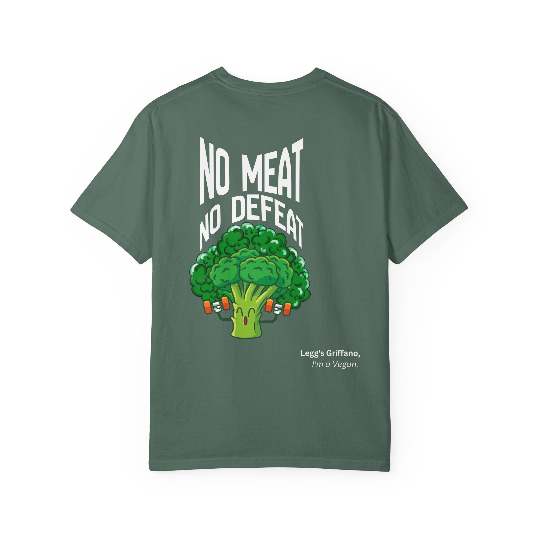 Vegan Garden T-Shirt — 'No Meat' Cute Veggie Graphic Tee Printify