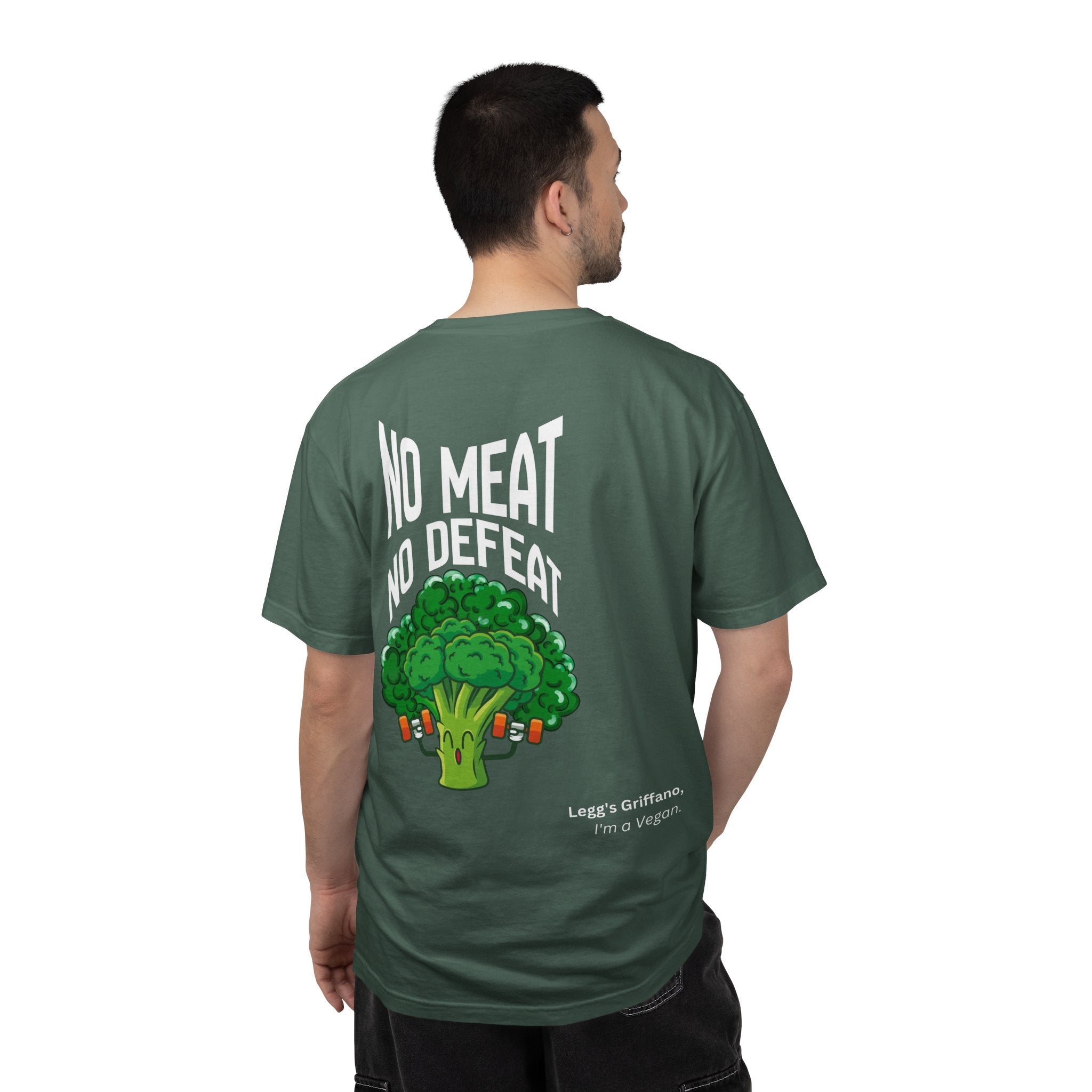 Vegan Garden T-Shirt — 'No Meat' Cute Veggie Graphic Tee Printify