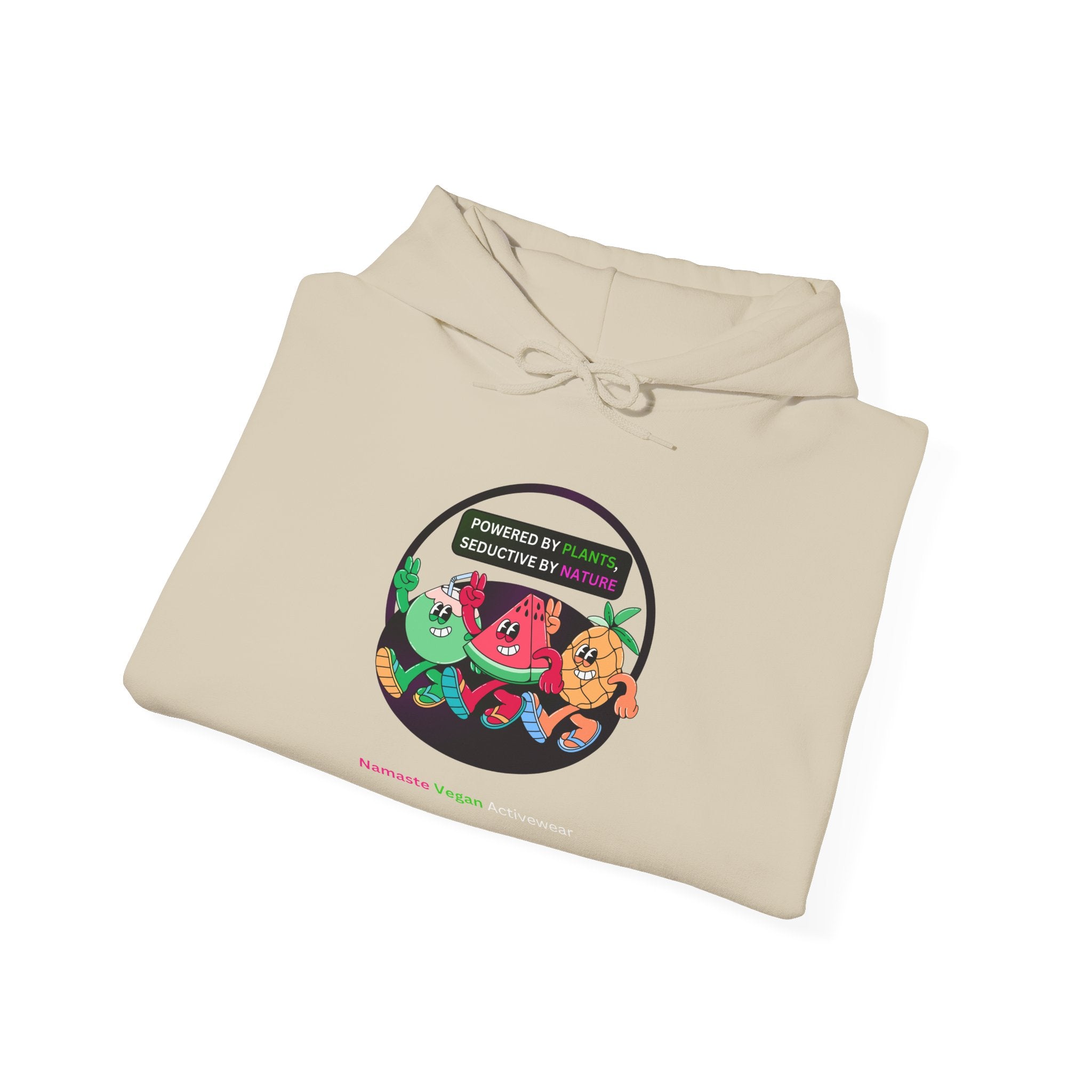 Vegan Kids Hoodie — 'So Cute, So Strong. Kids a Vegan.' Plant-Powered Children's Sweatshirt Printify