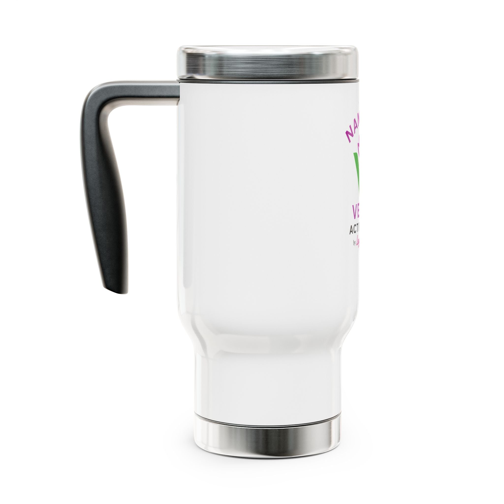 Namaste Vegan Travel Mug Printify