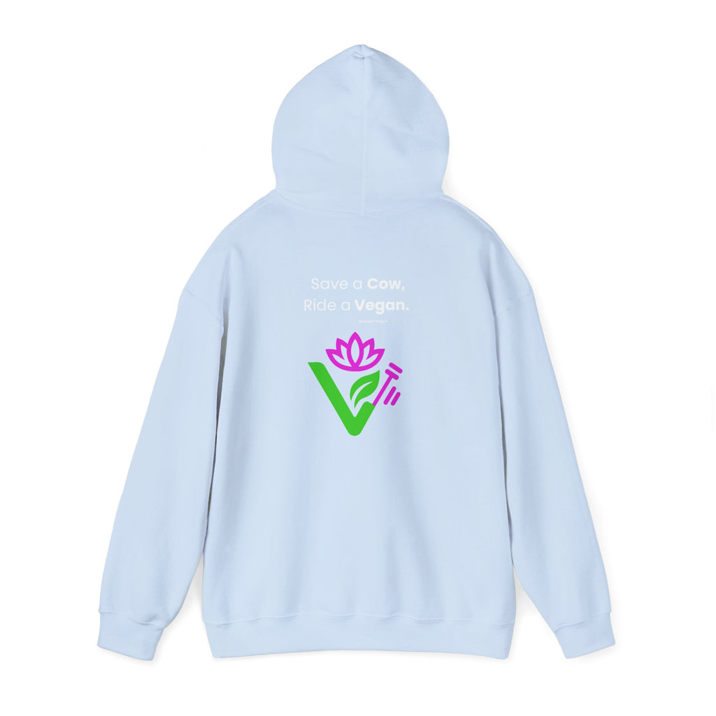 Vegan Kids Hoodie — 'So Cute, So Strong. Kids a Vegan.' Plant-Powered Children's Sweatshirt