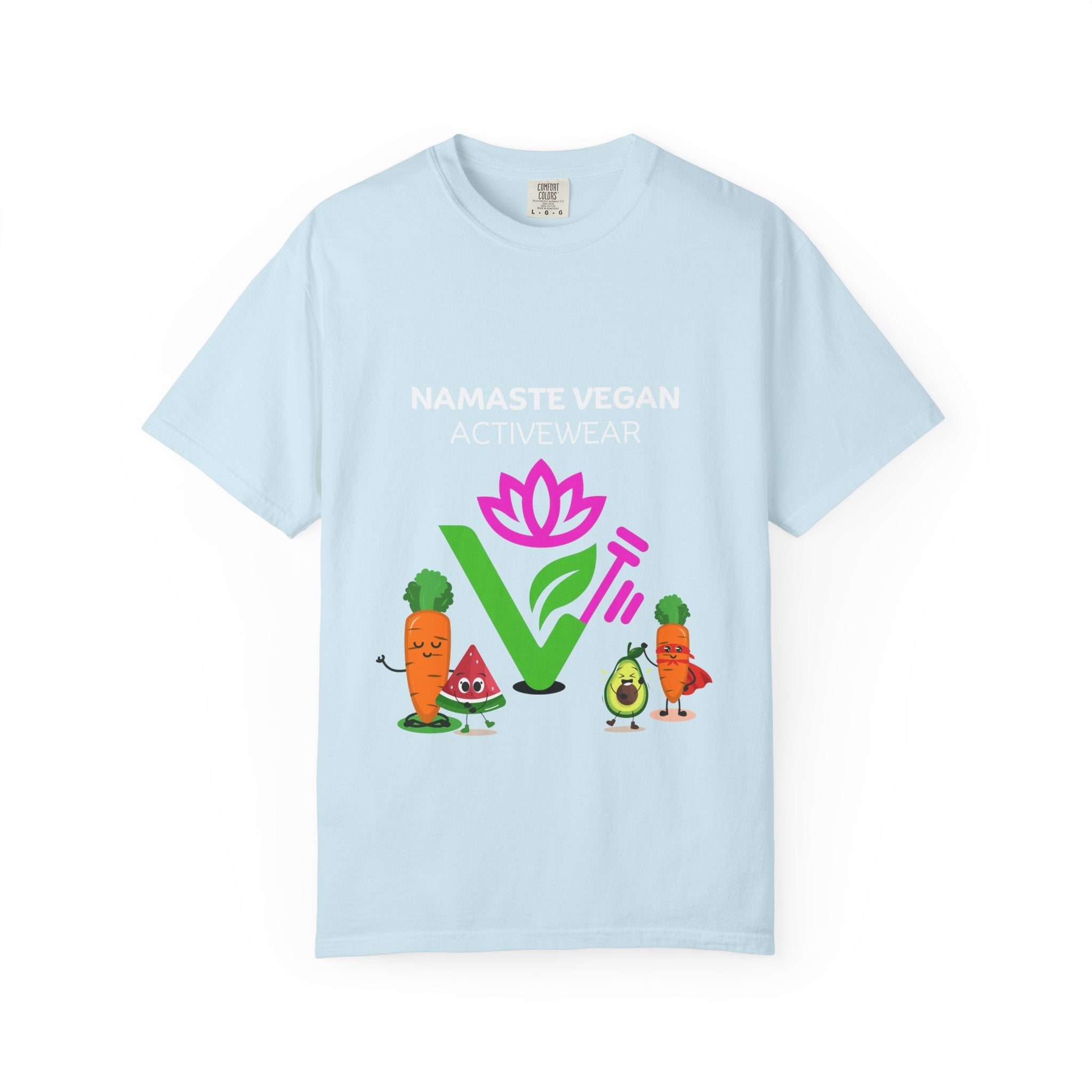Vegan Garden T-Shirt — 'No Meat' Cute Veggie Graphic Tee Printify
