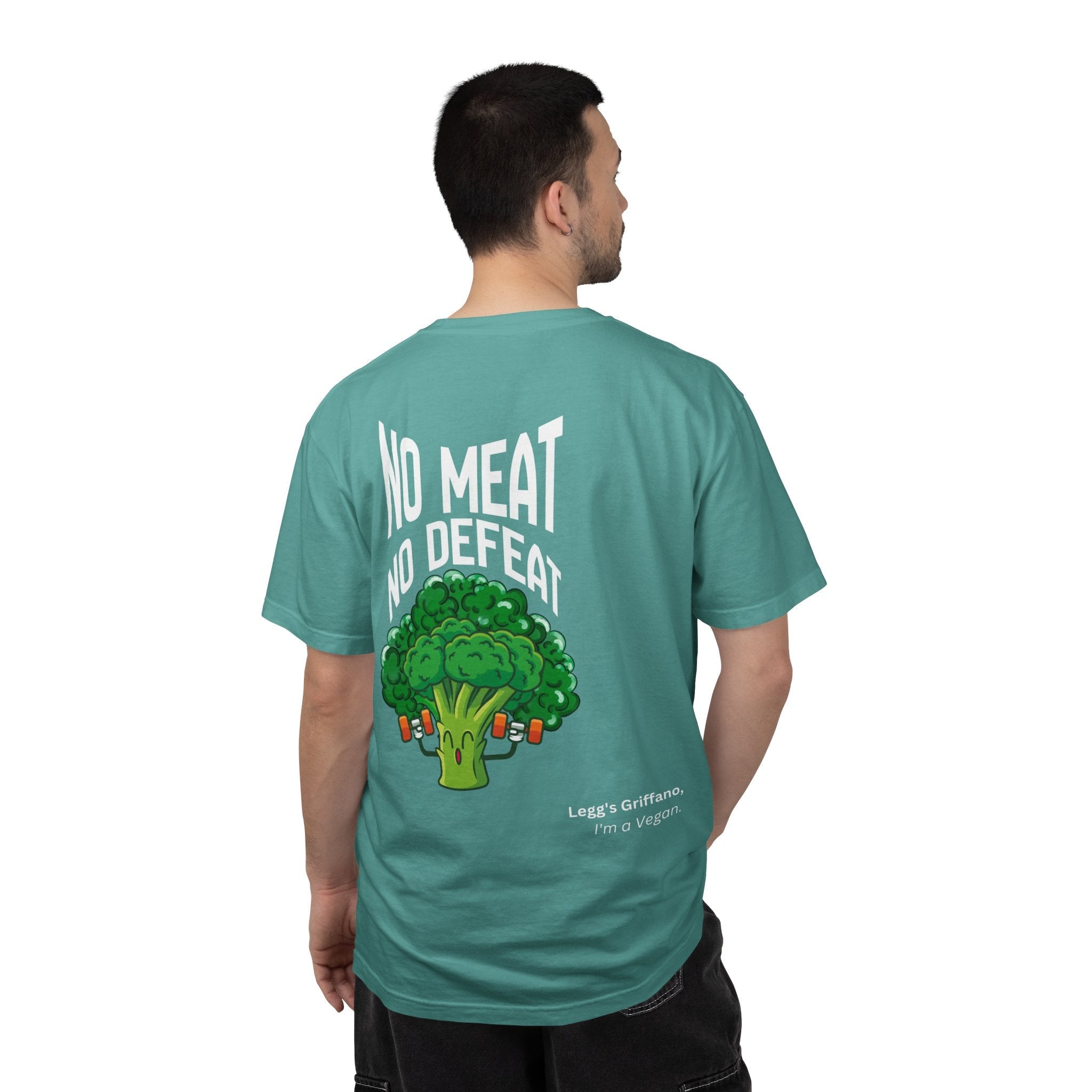 Vegan Garden T-Shirt — 'No Meat' Cute Veggie Graphic Tee Printify
