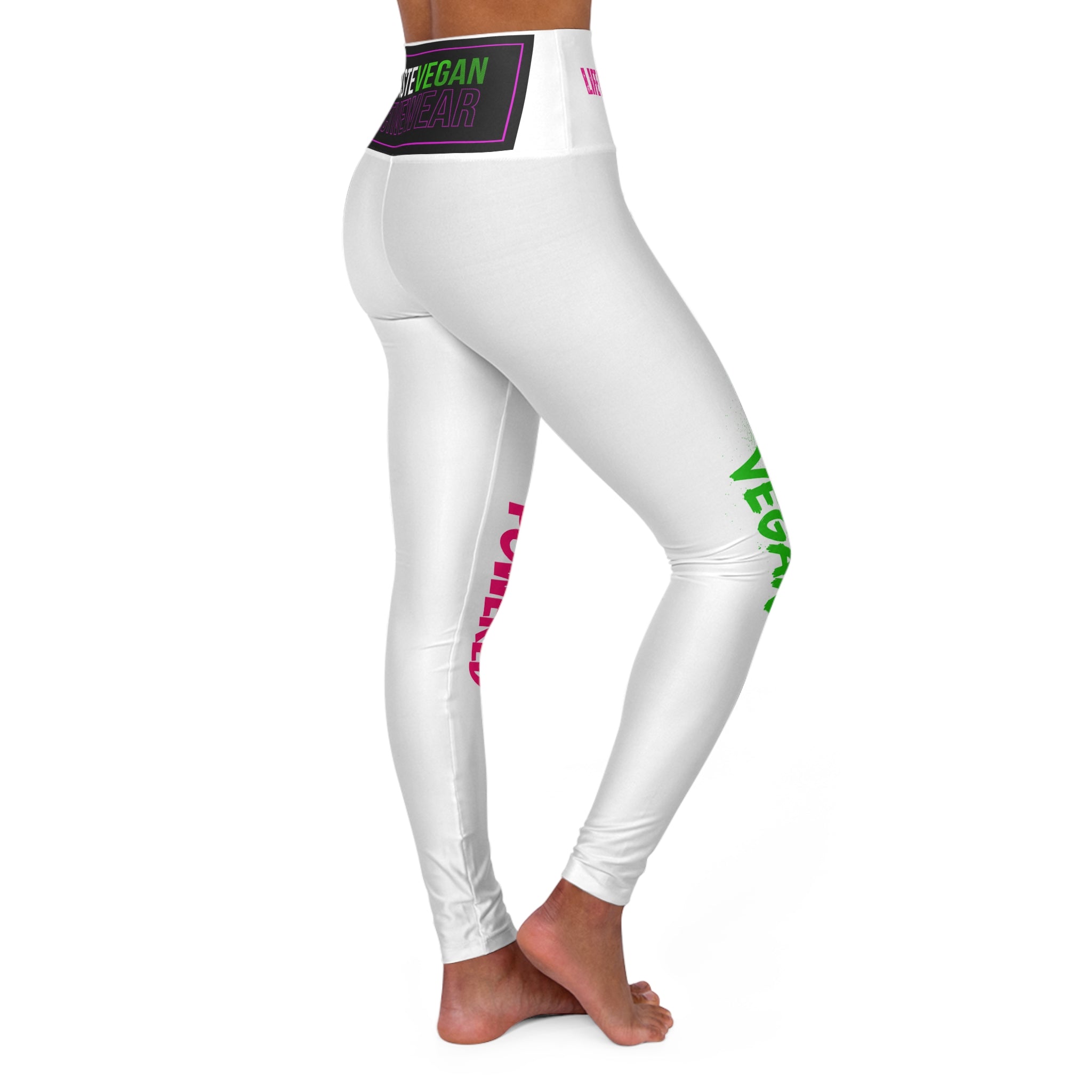 High Waisted Yoga Leggings (AOP) Printify