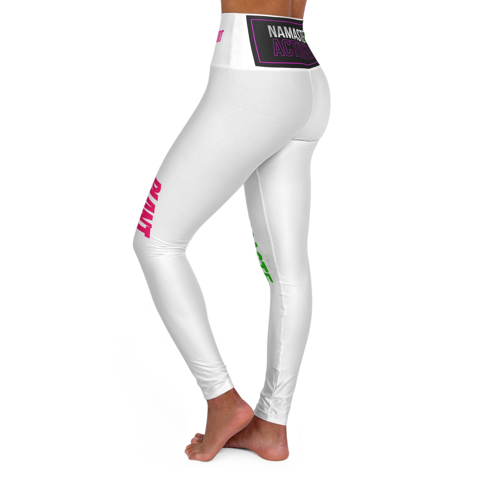 High Waisted Yoga Leggings (AOP) Printify