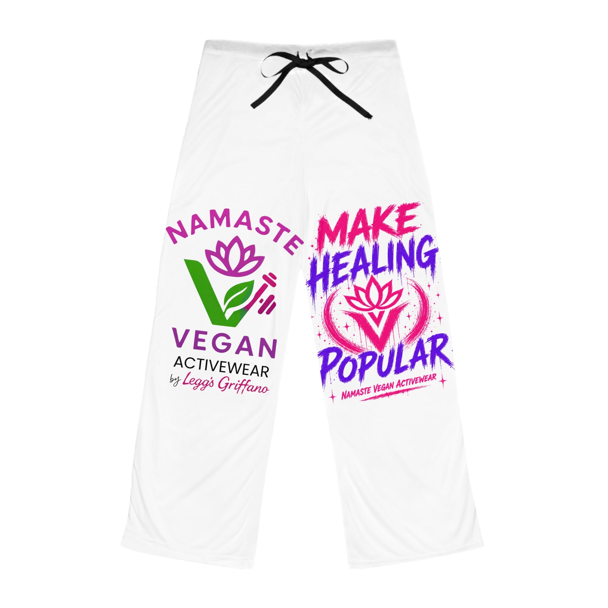 Vegan Namaste Pajama Pants — Plant Powered Lounge Sleepwear