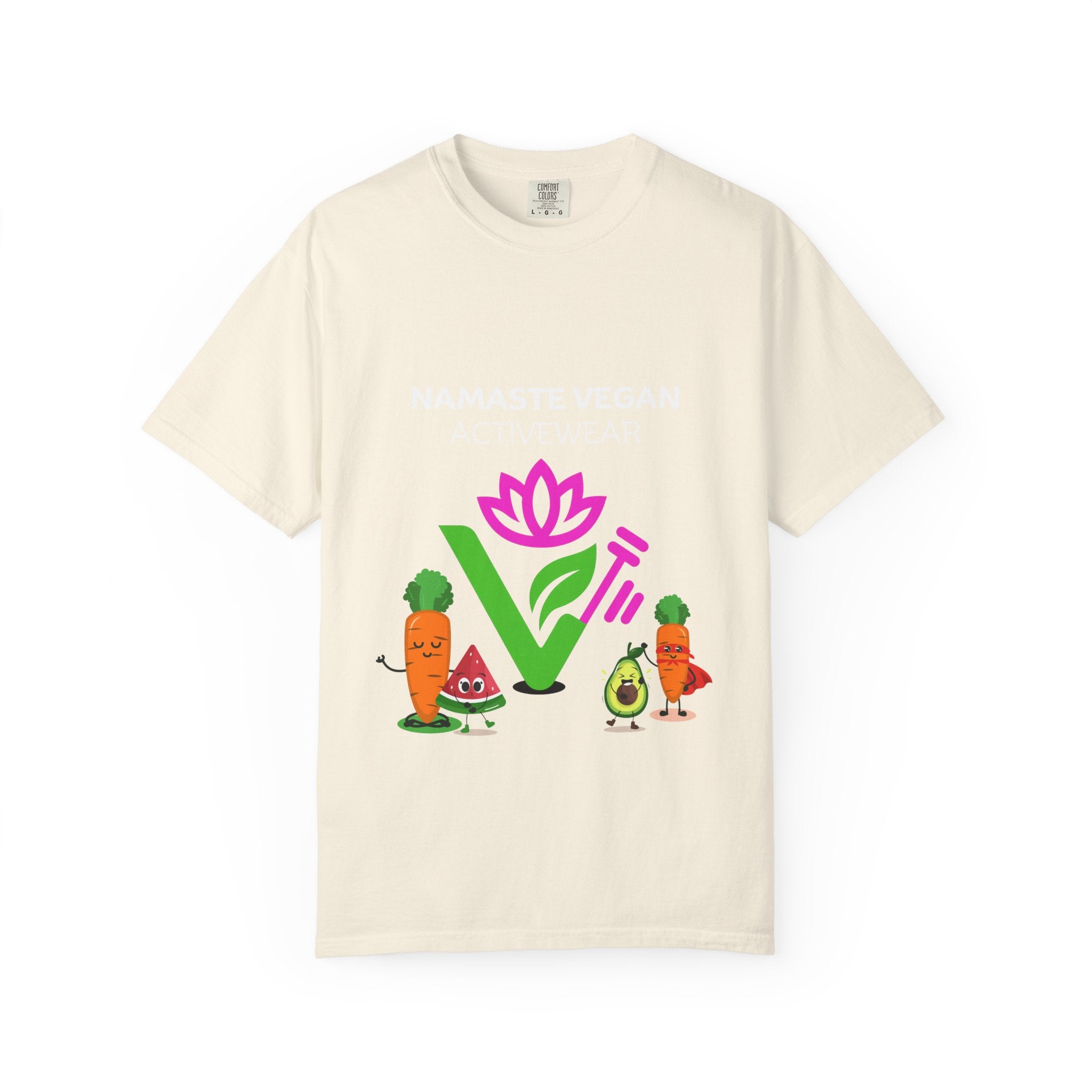 Vegan Garden T-Shirt — 'No Meat' Cute Veggie Graphic Tee Printify