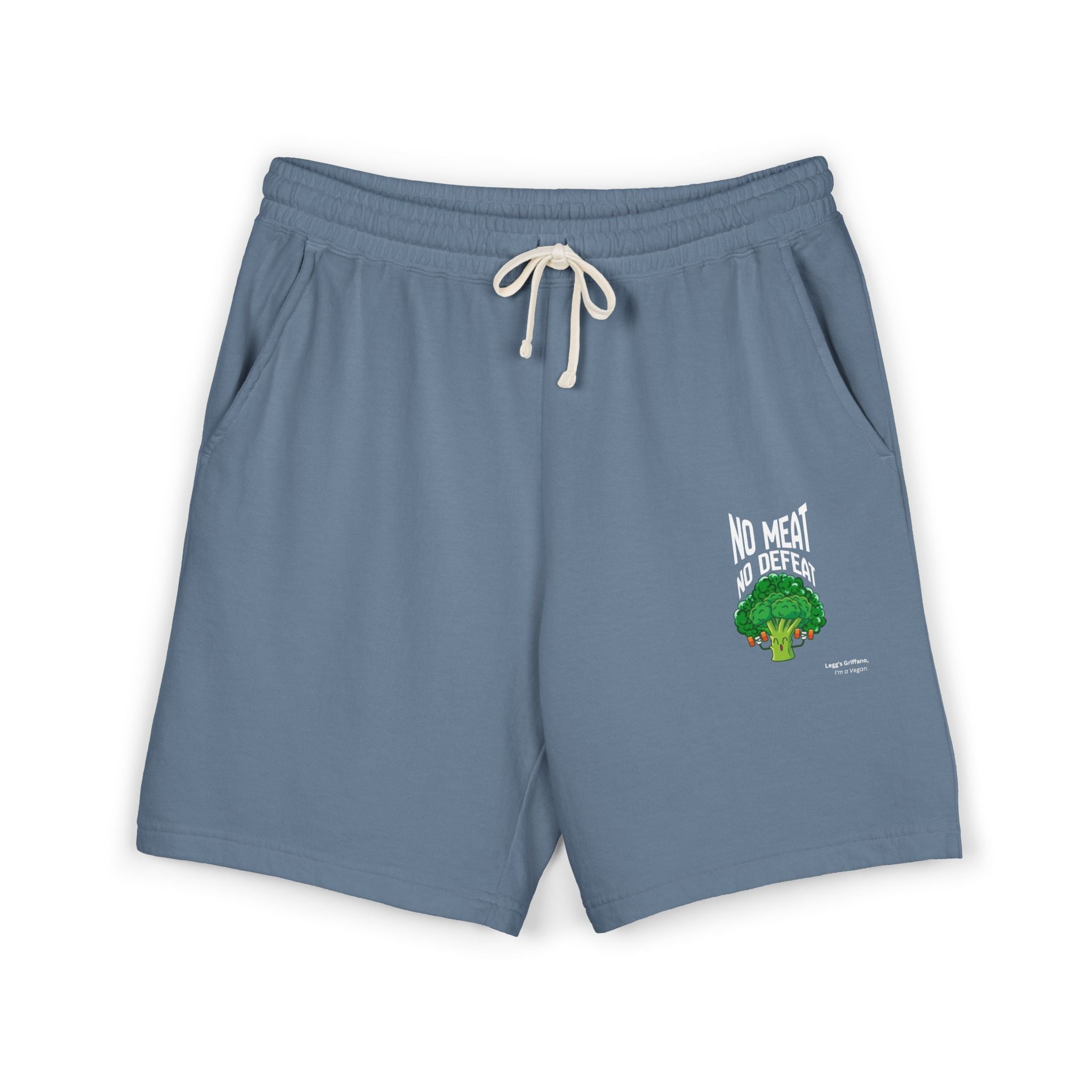 No Meat, No Problem Sweat Shorts — Vegan Tree Graphic Fleece Shorts Printify