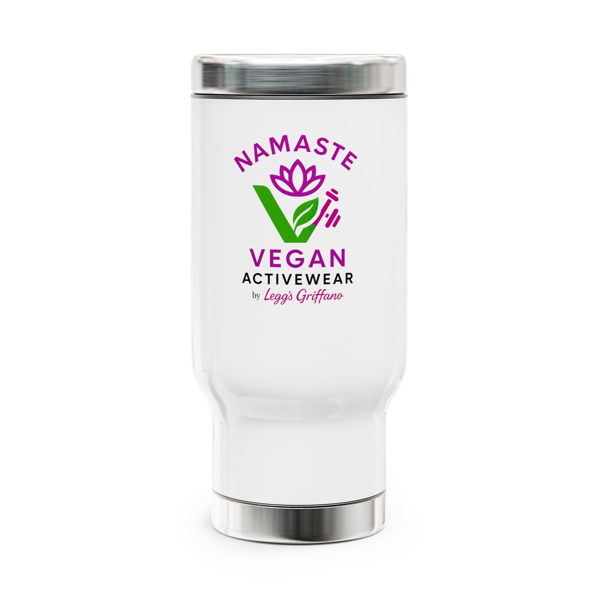 Namaste Vegan Travel Mug Printify