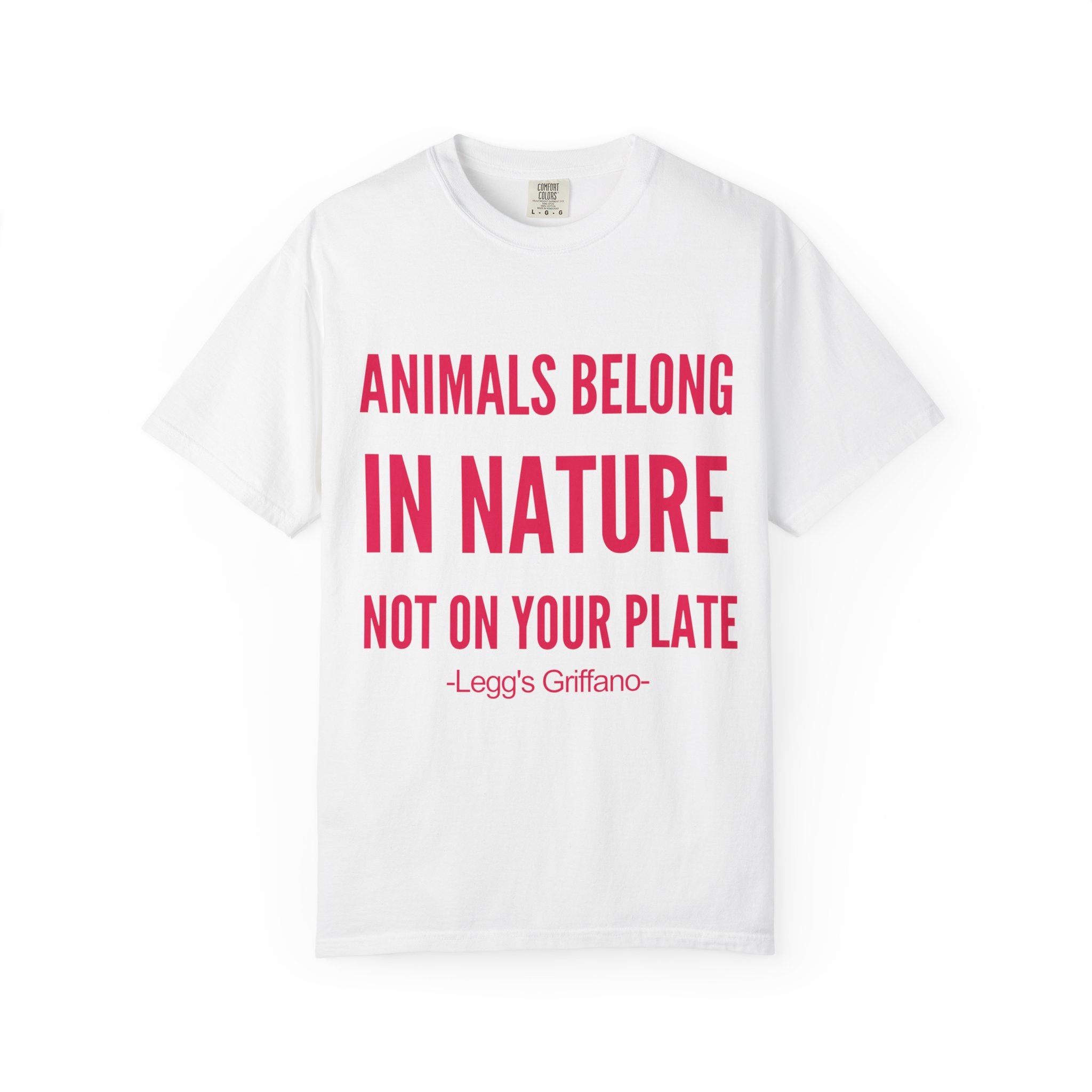 Animals Belong in Nature — Men's Vegan Tee Printify