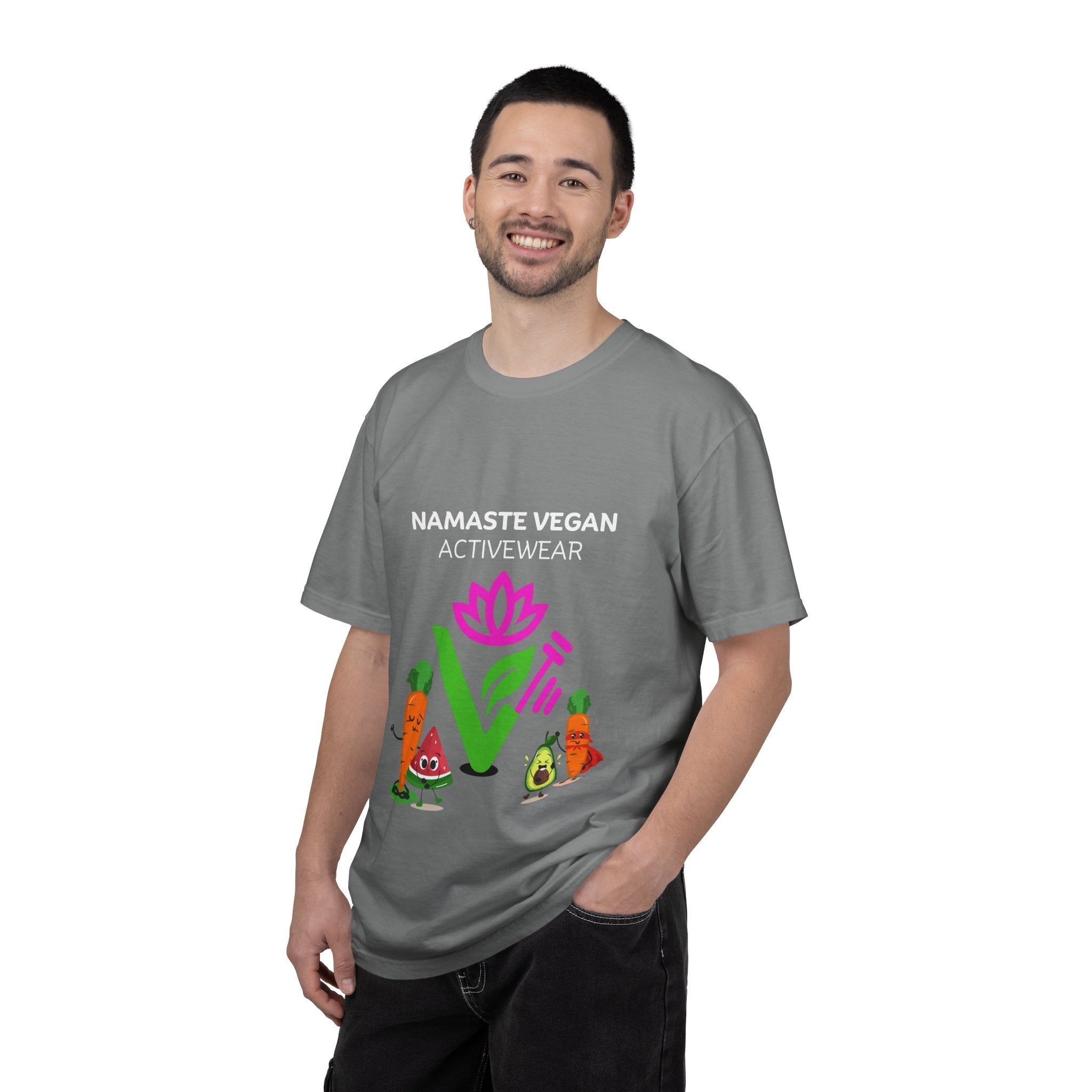 Vegan Garden T-Shirt — 'No Meat' Cute Veggie Graphic Tee Printify