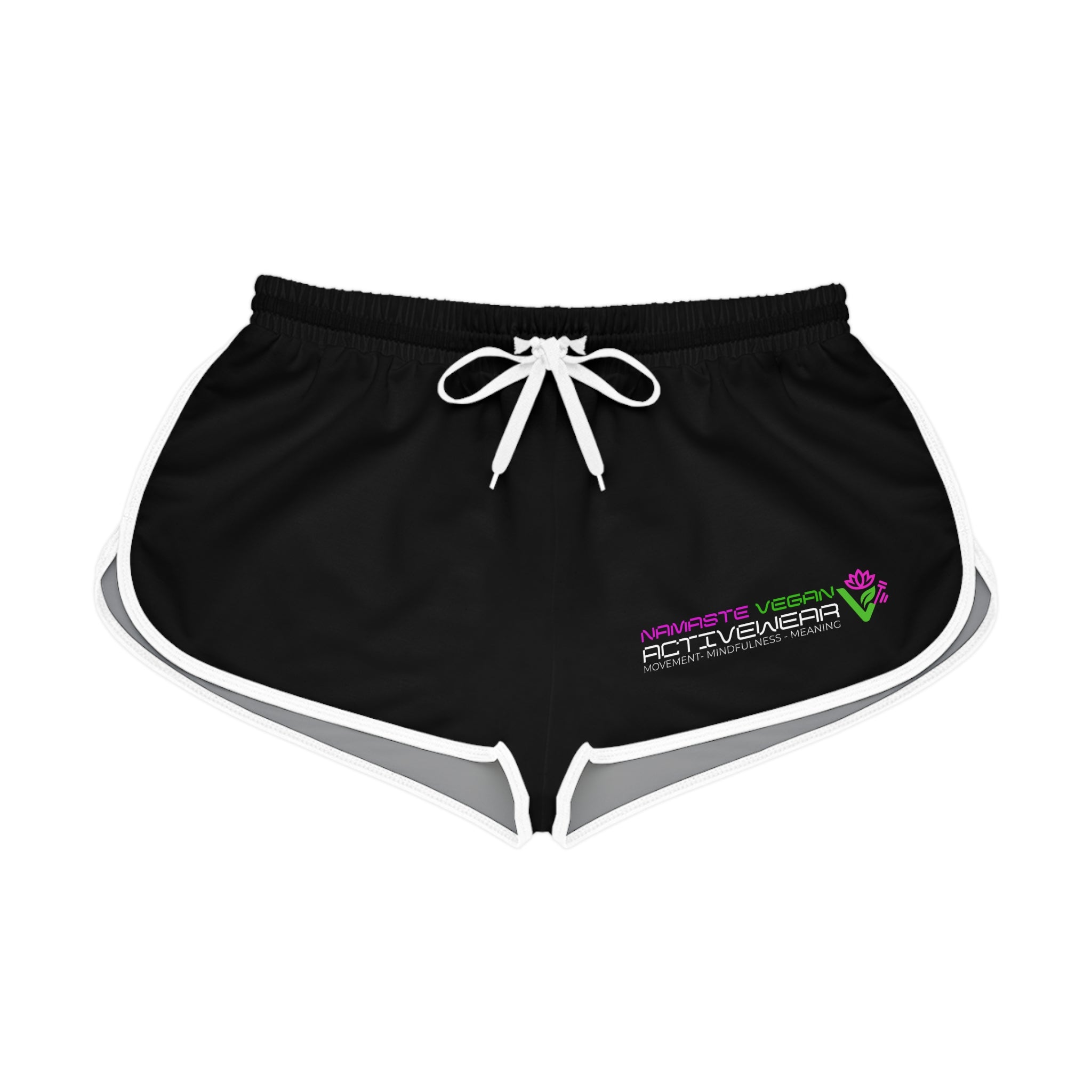 Activewear Women's Relaxed Shorts - Comfortable Green AOP Fitness Shorts