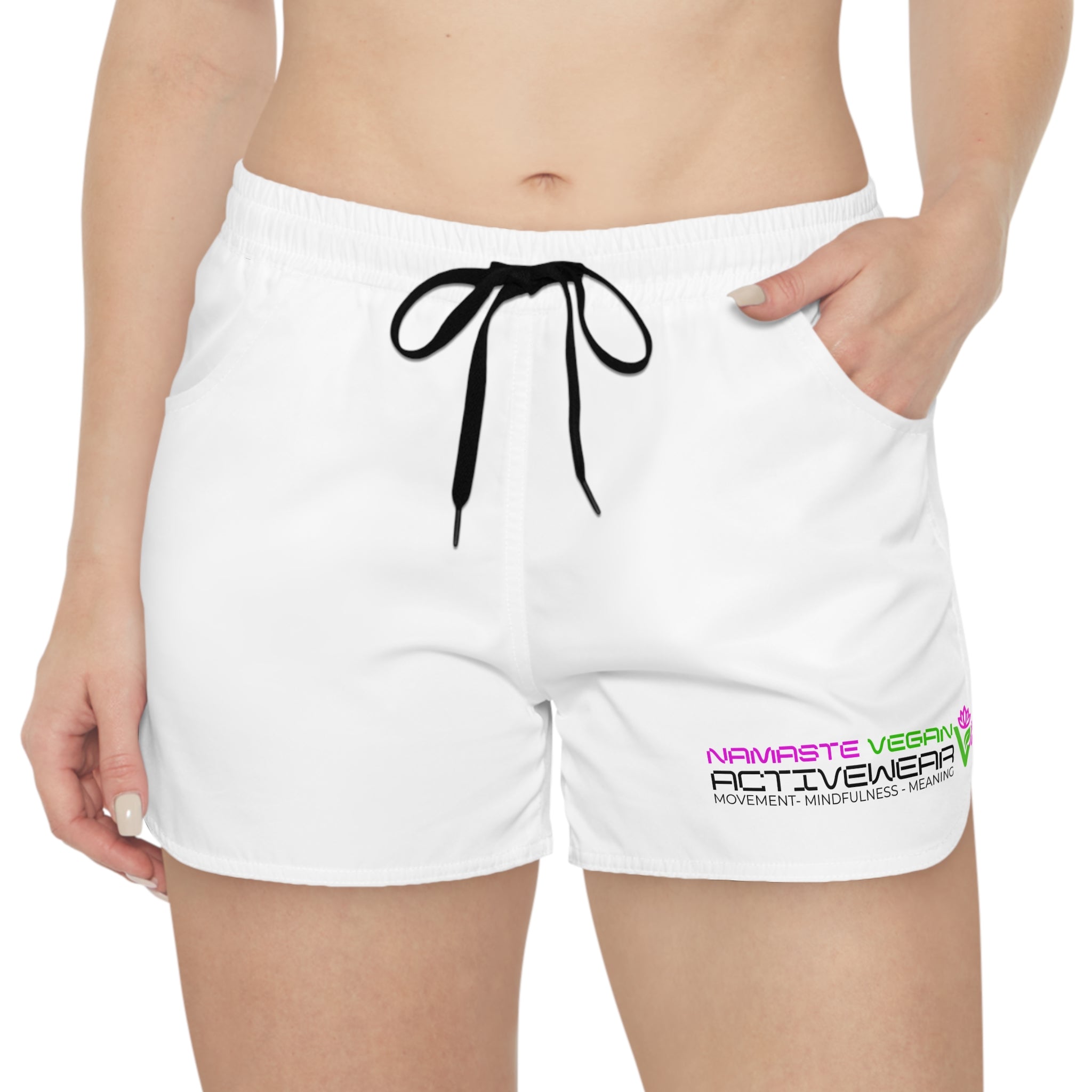 Namaste Vegan™ Women’s Active Shorts Printify