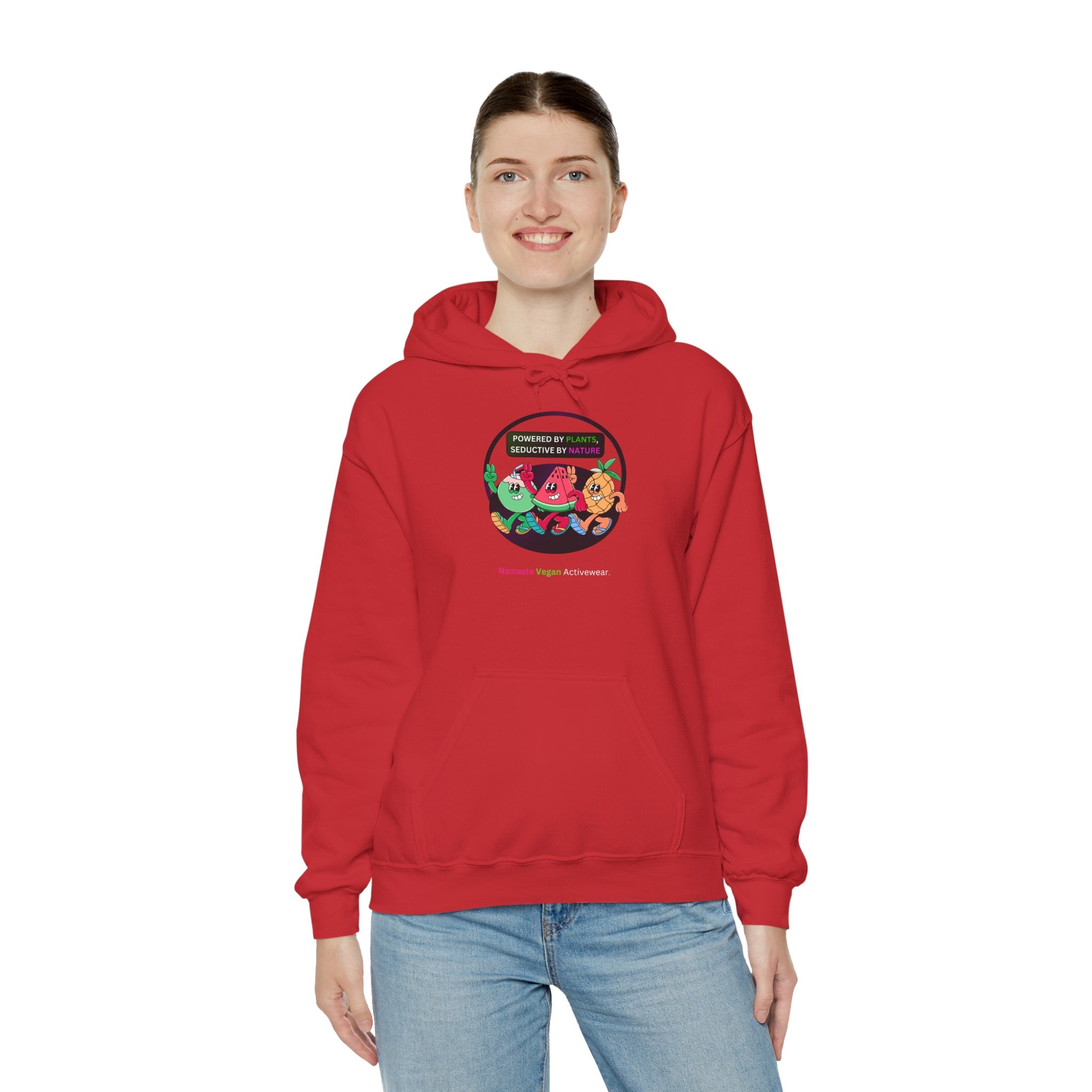 Vegan Kids Hoodie — 'So Cute, So Strong. Kids a Vegan.' Plant-Powered Children's Sweatshirt Printify