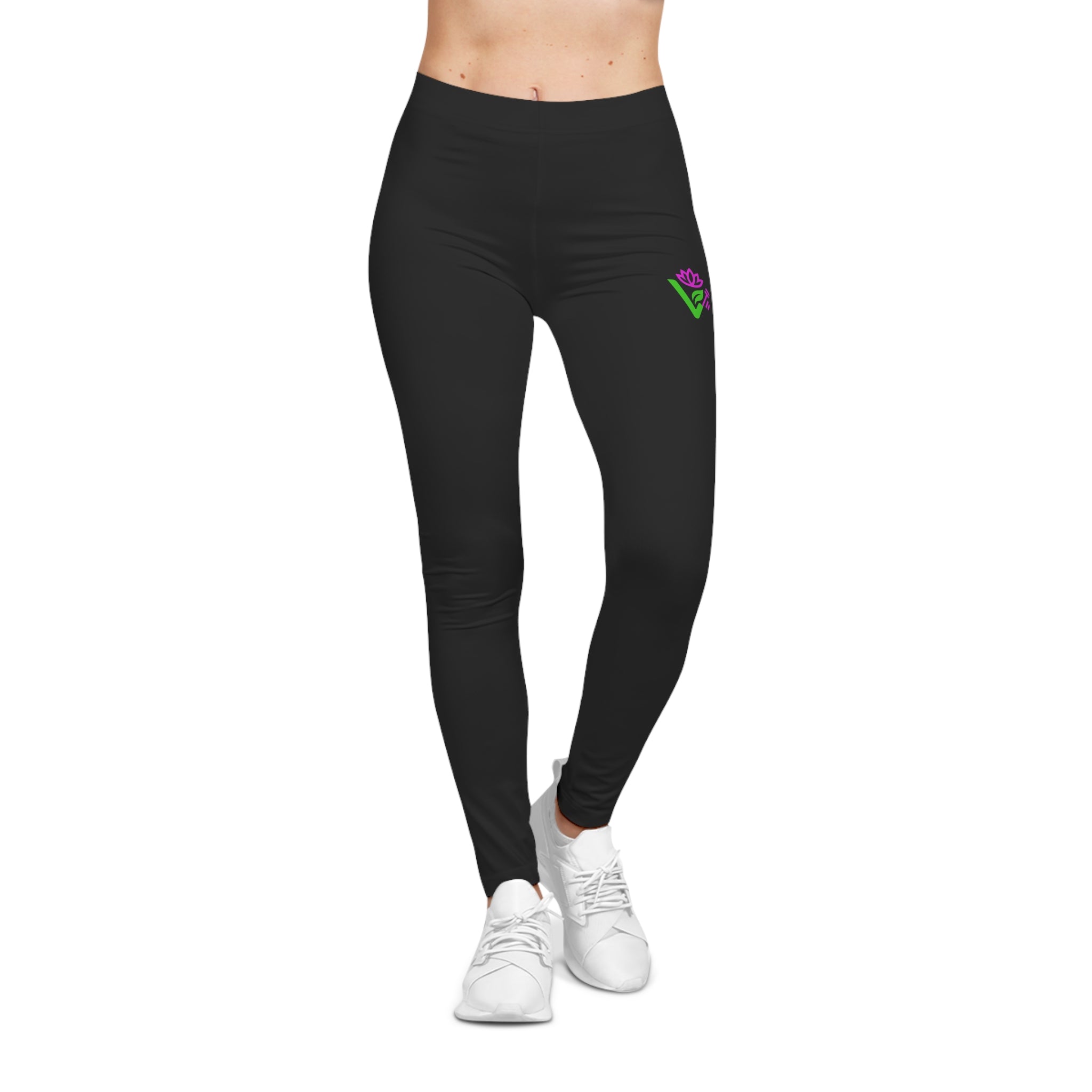 Stylish Women's Casual Leggings - Perfect for Yoga, Workout, Everyday Wear, or Lounging | Floral AOP Design, Comfortable Stretch, [...] Printify
