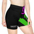 Stylish Women's Biker Shorts with Floral Design, Workout Leggings, Cycling Shorts, Yoga Pants, Activewear for Gym and Fitness